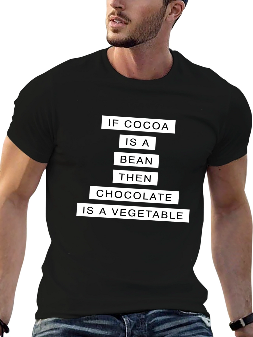 Funny Cocoa Bean Chocolate Vegetable T-Shirt