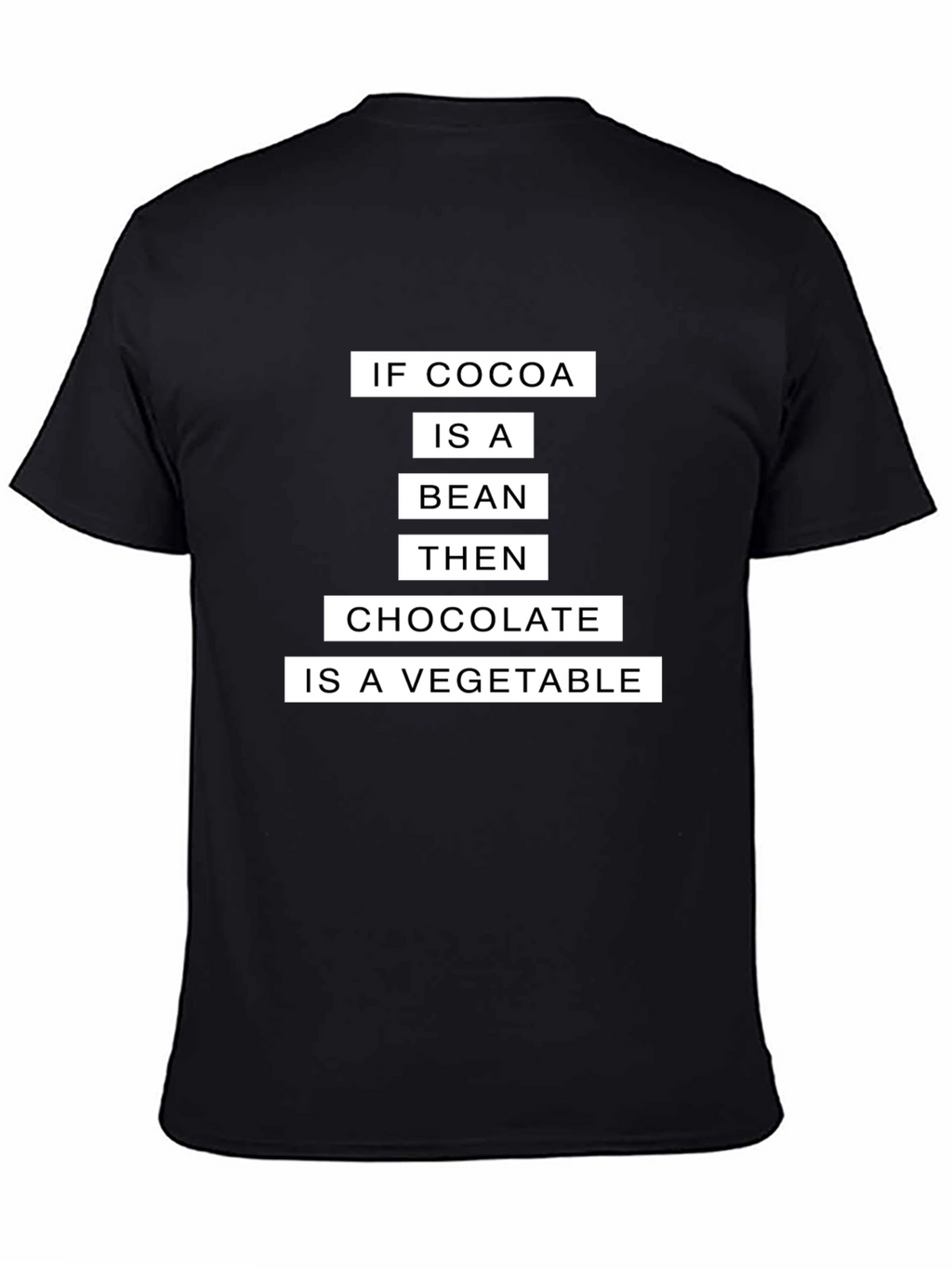 Funny Cocoa Bean Chocolate Vegetable T-Shirt