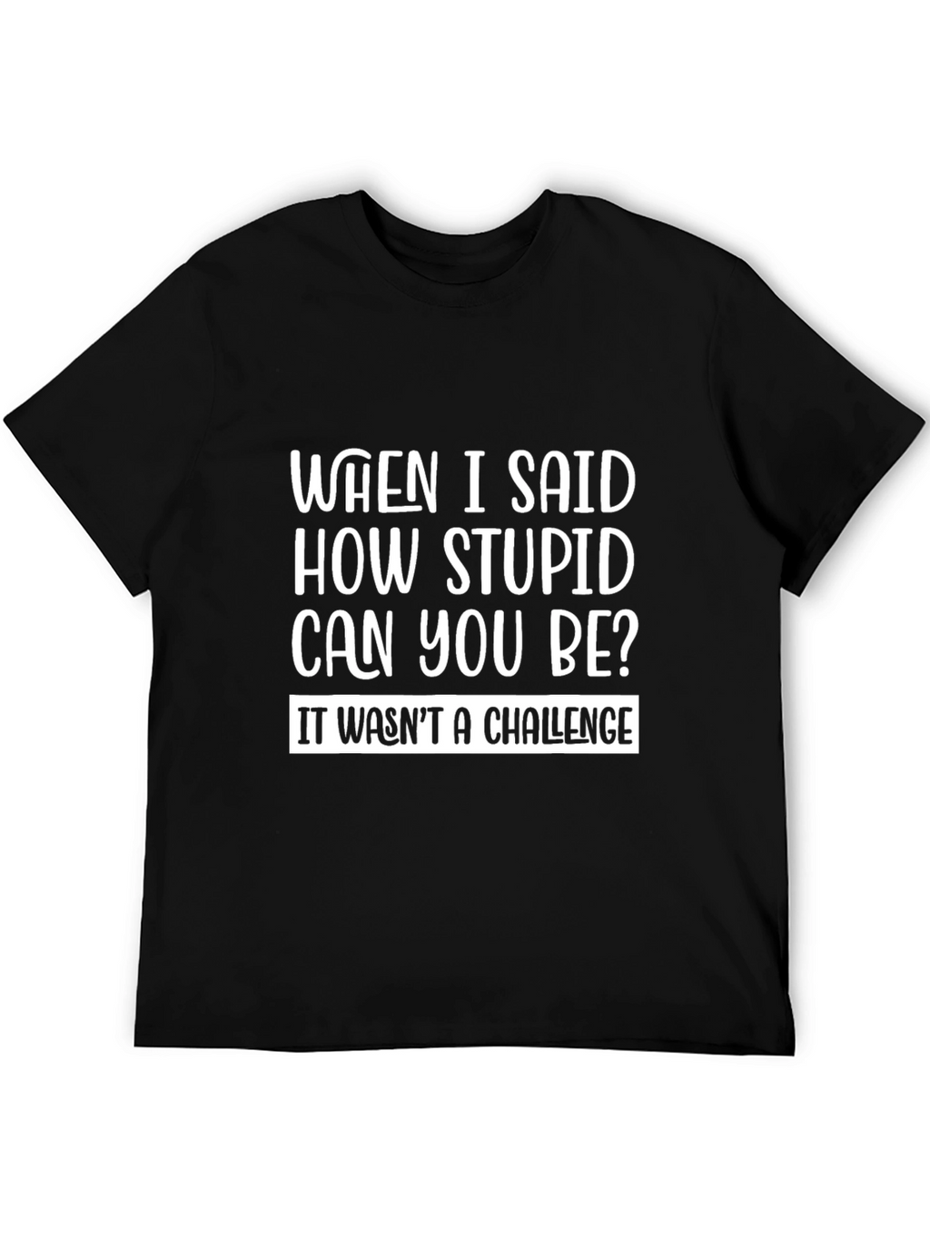 Funny Sarcastic T-Shirt - How Stupid Can You Be?