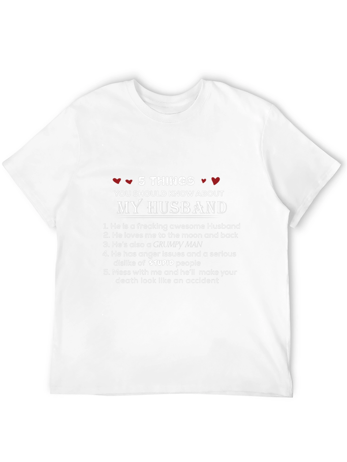 Husband Warning T-Shirt - 5 Things You Should Know