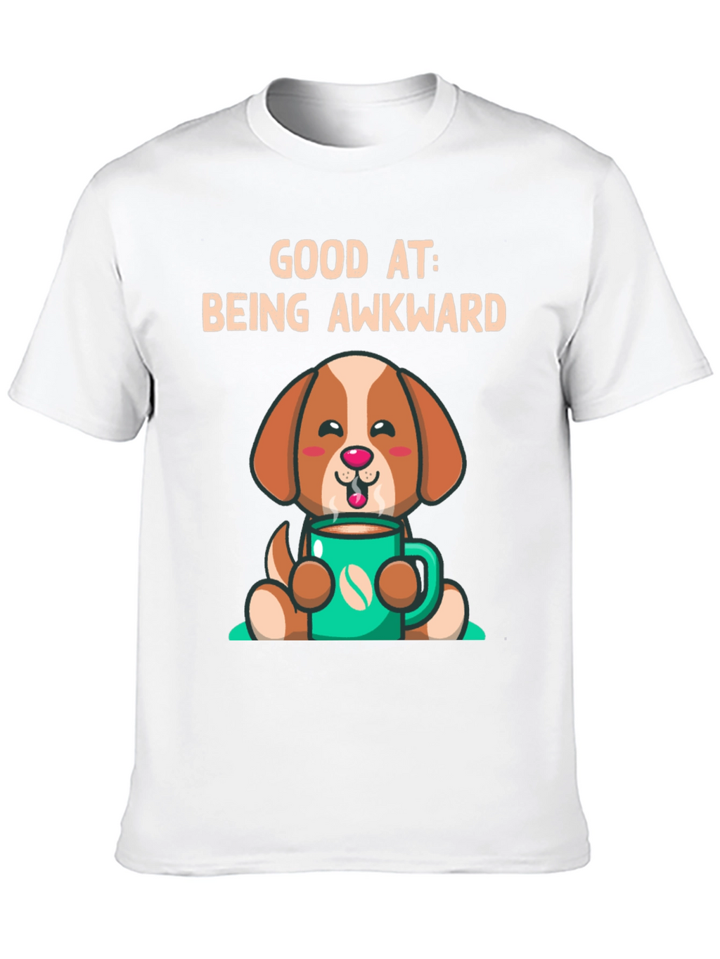 Awkward Dog Graphic T-Shirt