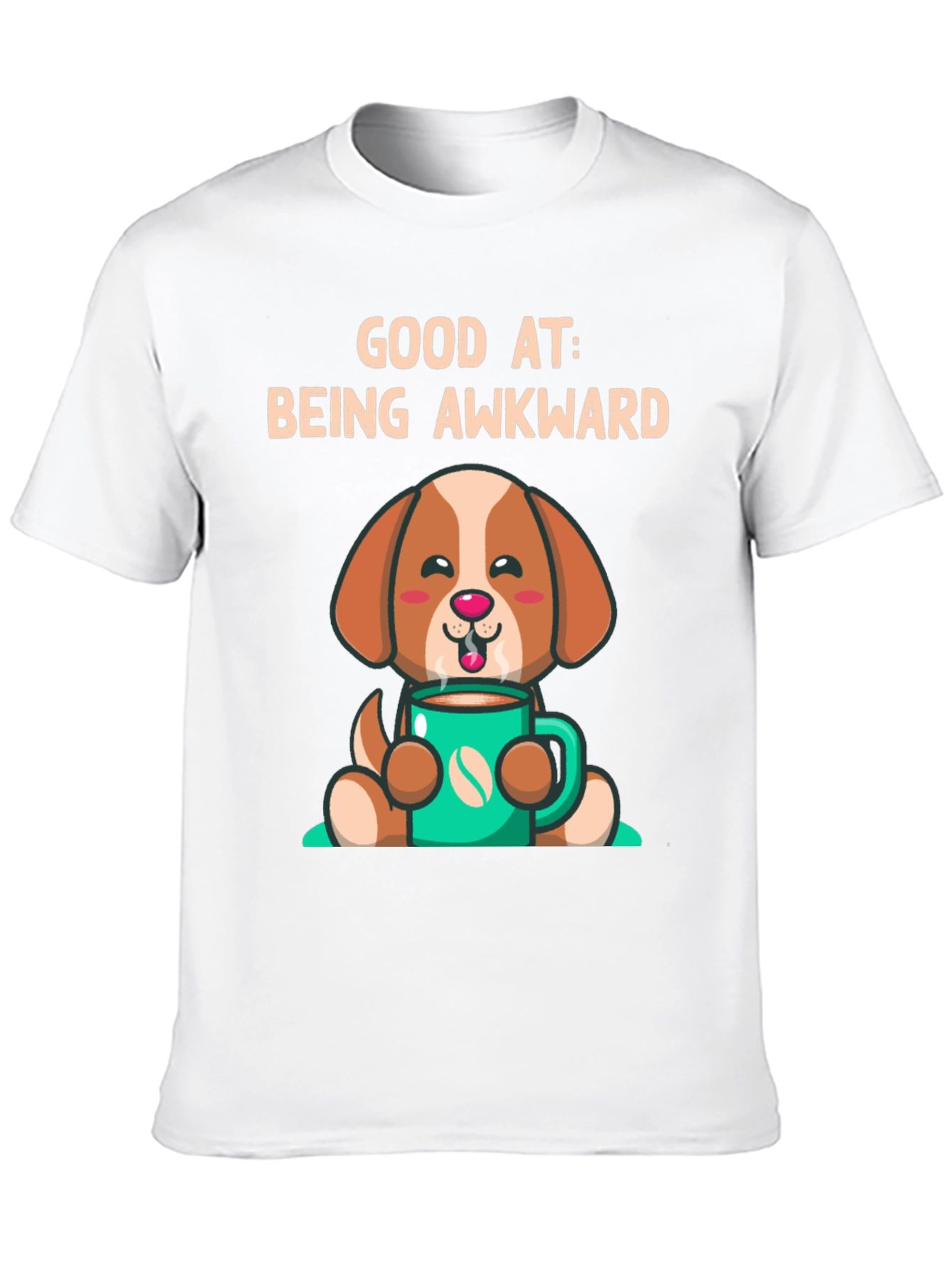 Awkward Dog Graphic T-Shirt