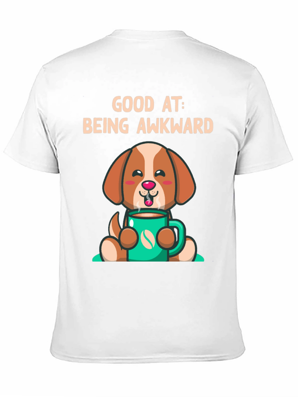 Awkward Dog Graphic T-Shirt