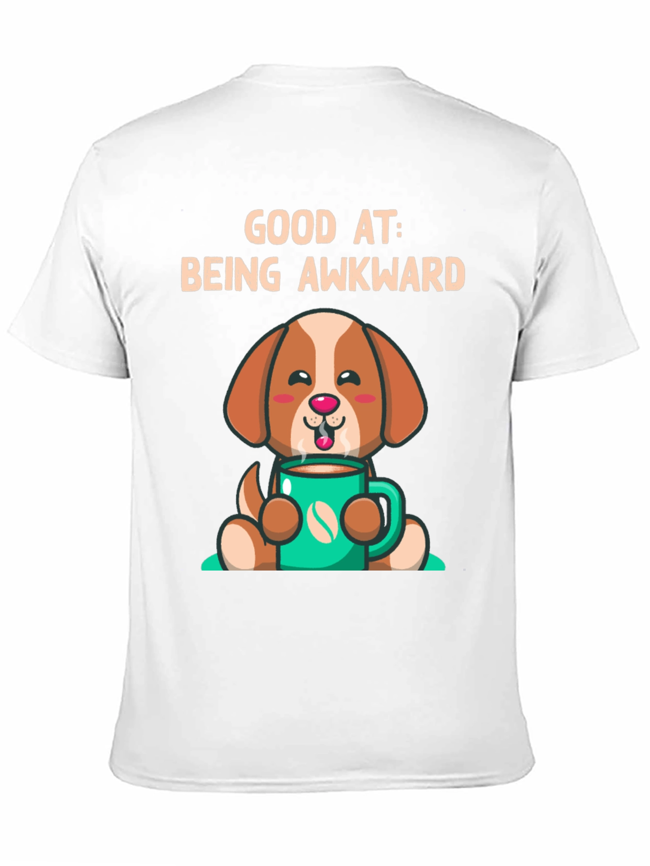 Awkward Dog Graphic T-Shirt