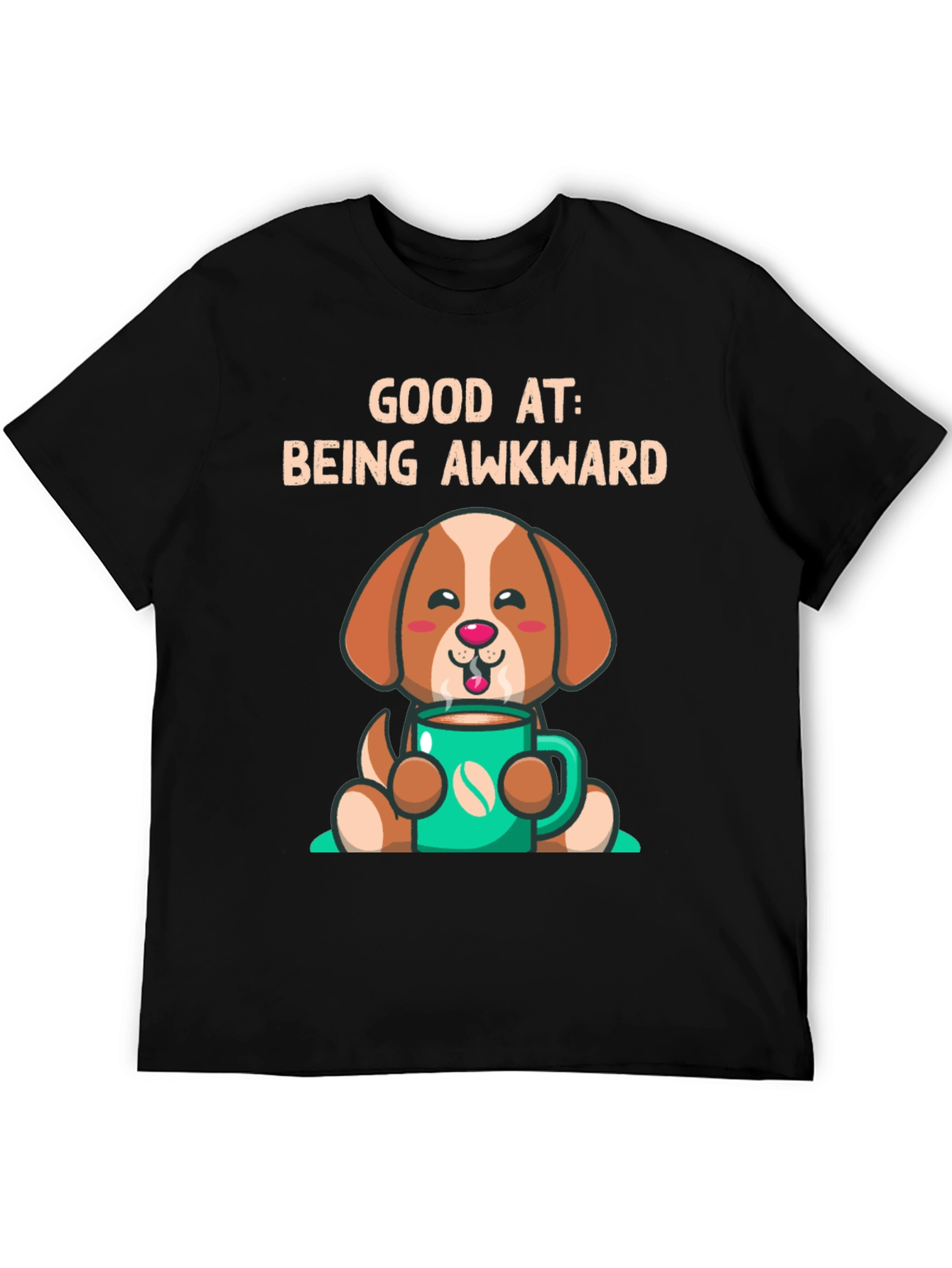 Awkward Dog Graphic T-Shirt