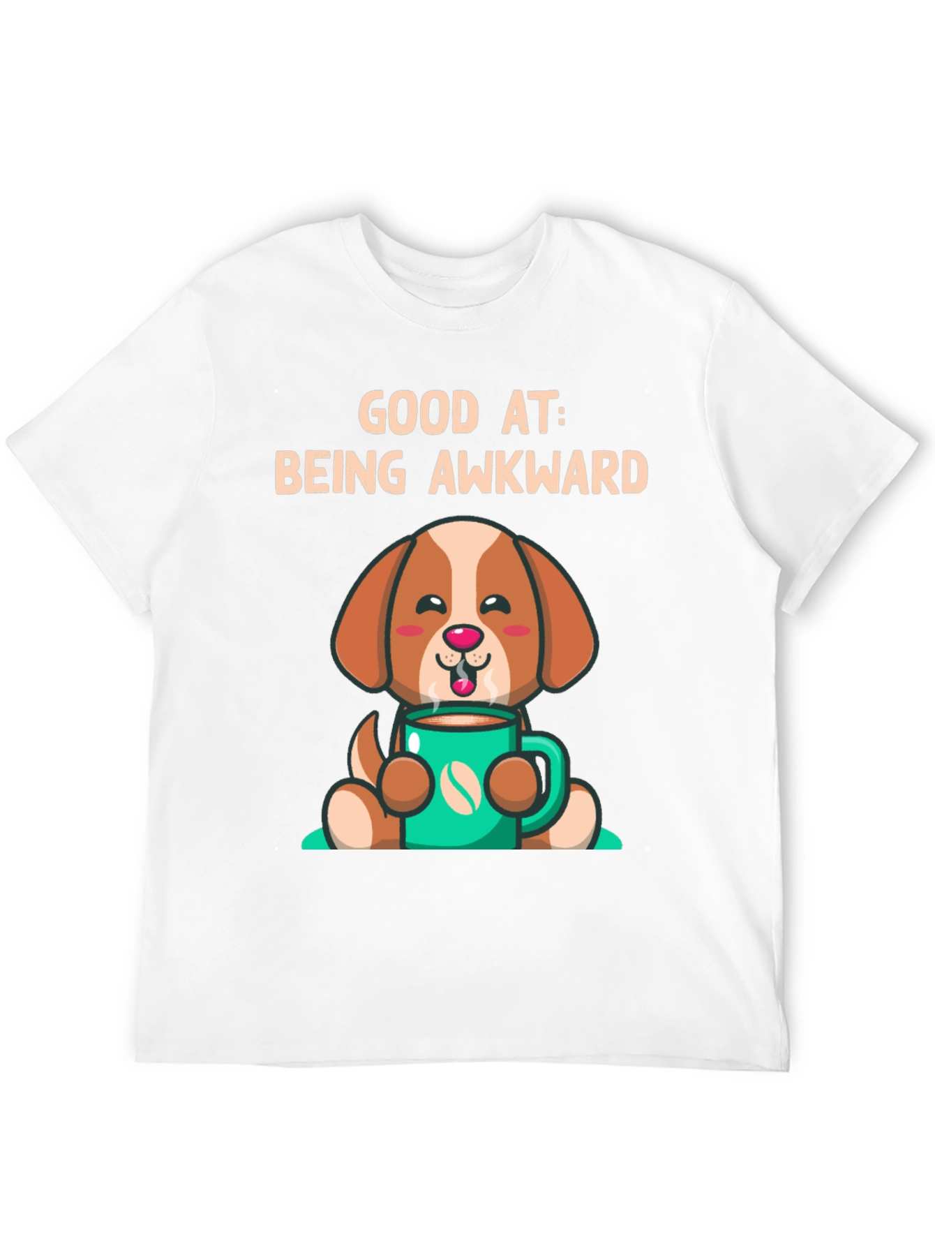 Awkward Dog Graphic T-Shirt