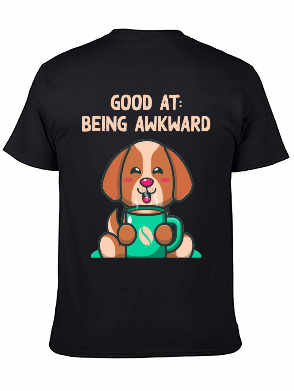 Awkward Dog Graphic T-Shirt