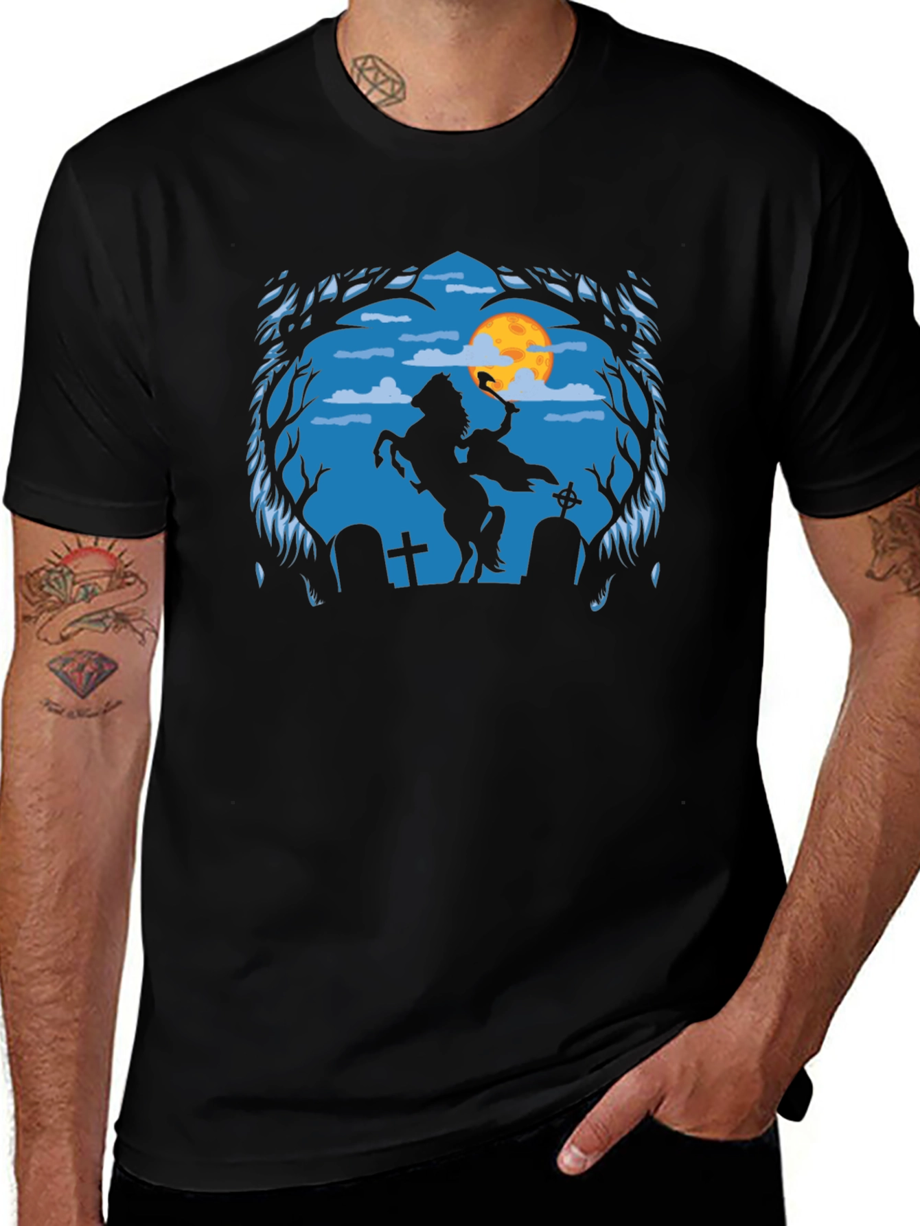 Headless Horseman T-Shirt - Spooky Halloween Tee
