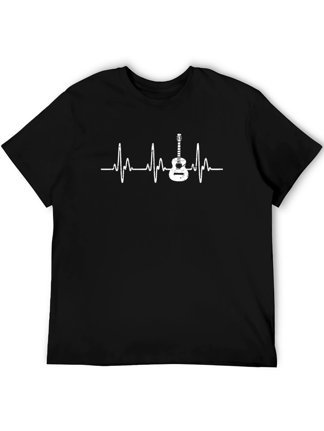 Guitar Heartbeat T-Shirt - Music Lover Tee