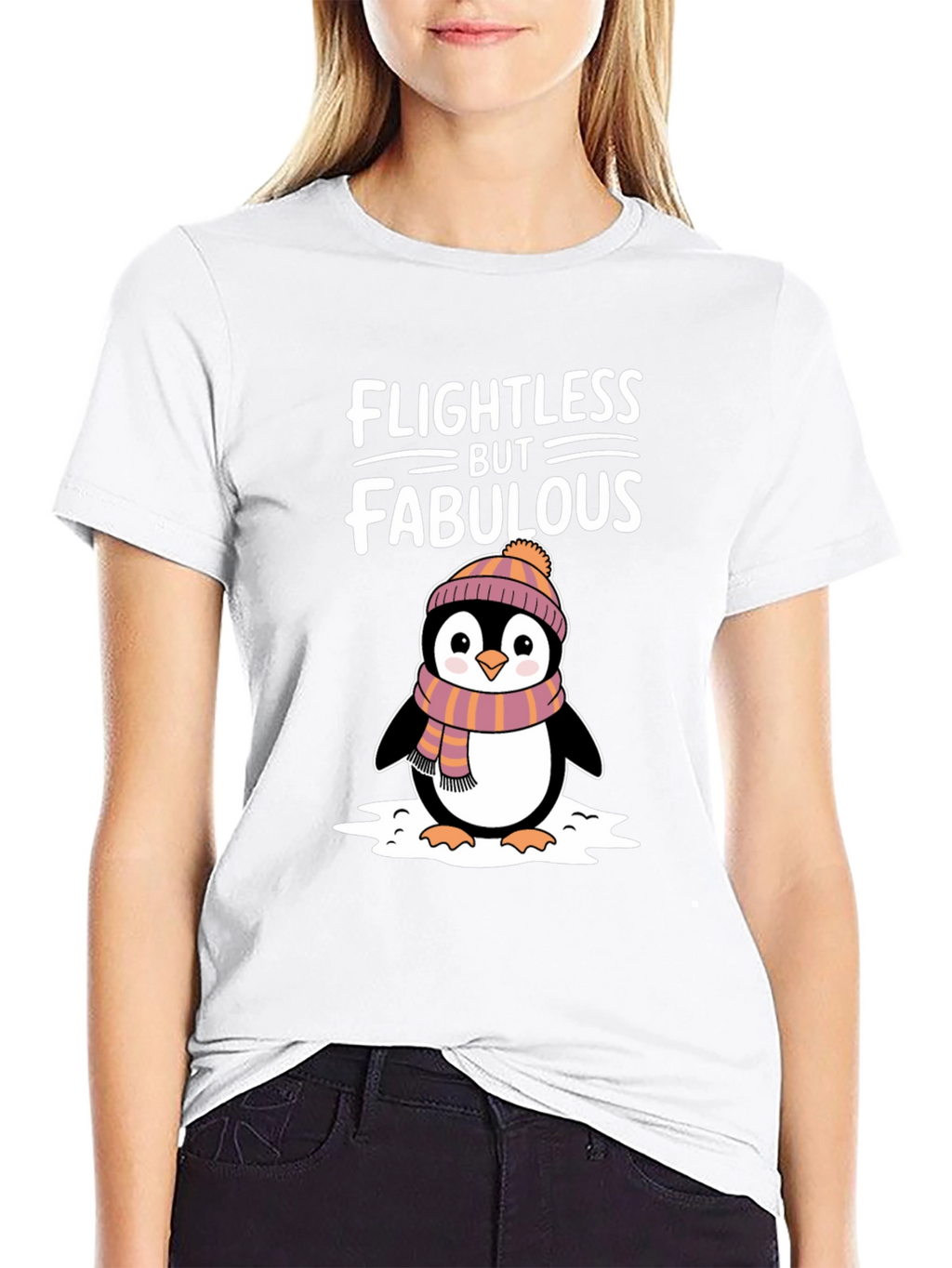 Flightless but Fabulous Penguin Graphic Tee