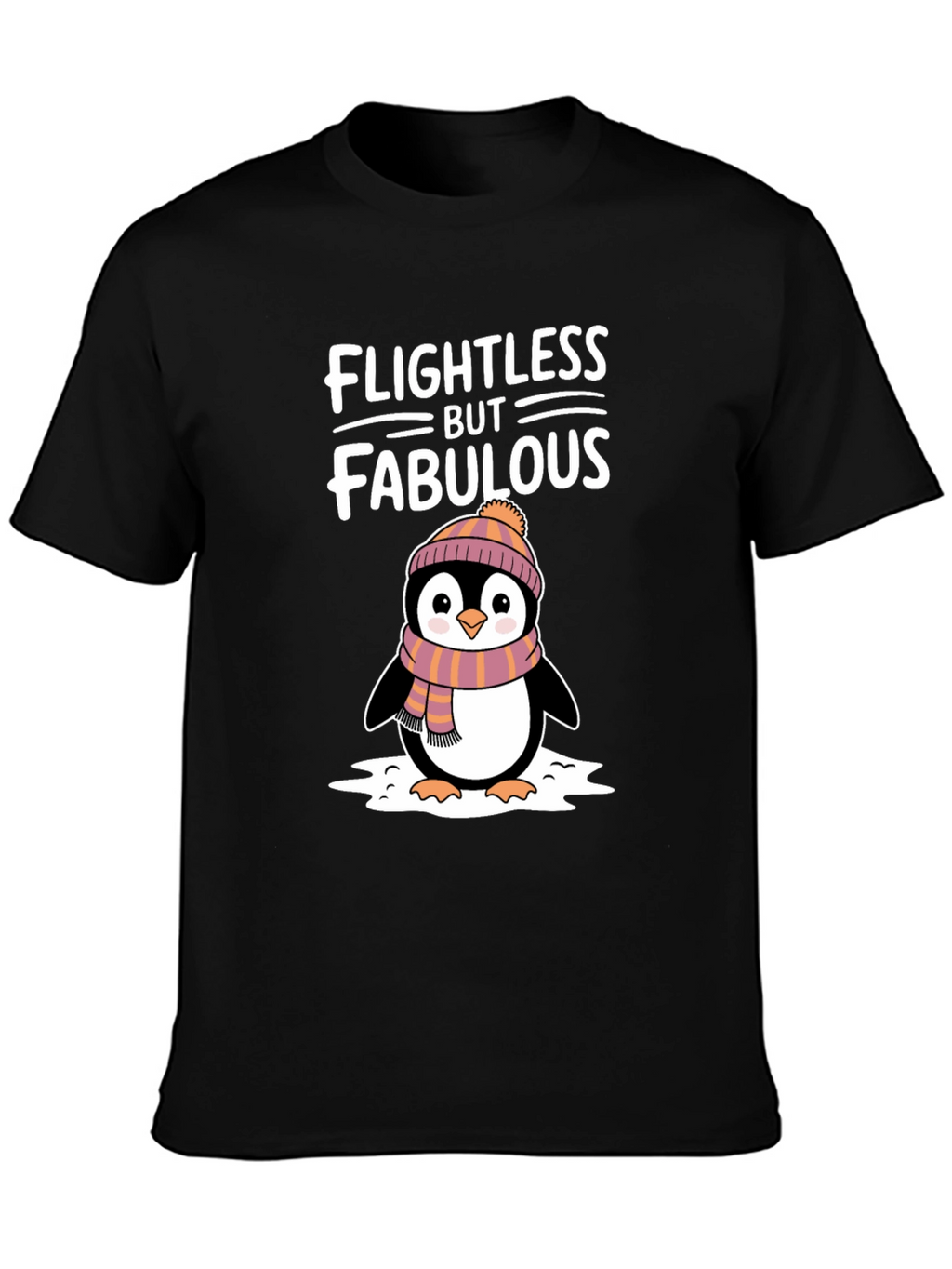 Flightless but Fabulous Penguin Graphic Tee