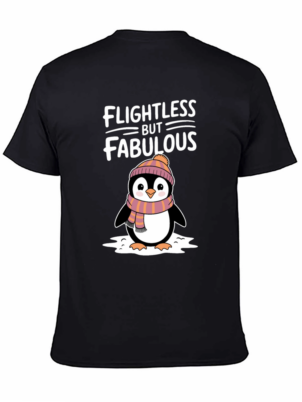 Flightless but Fabulous Penguin Graphic Tee