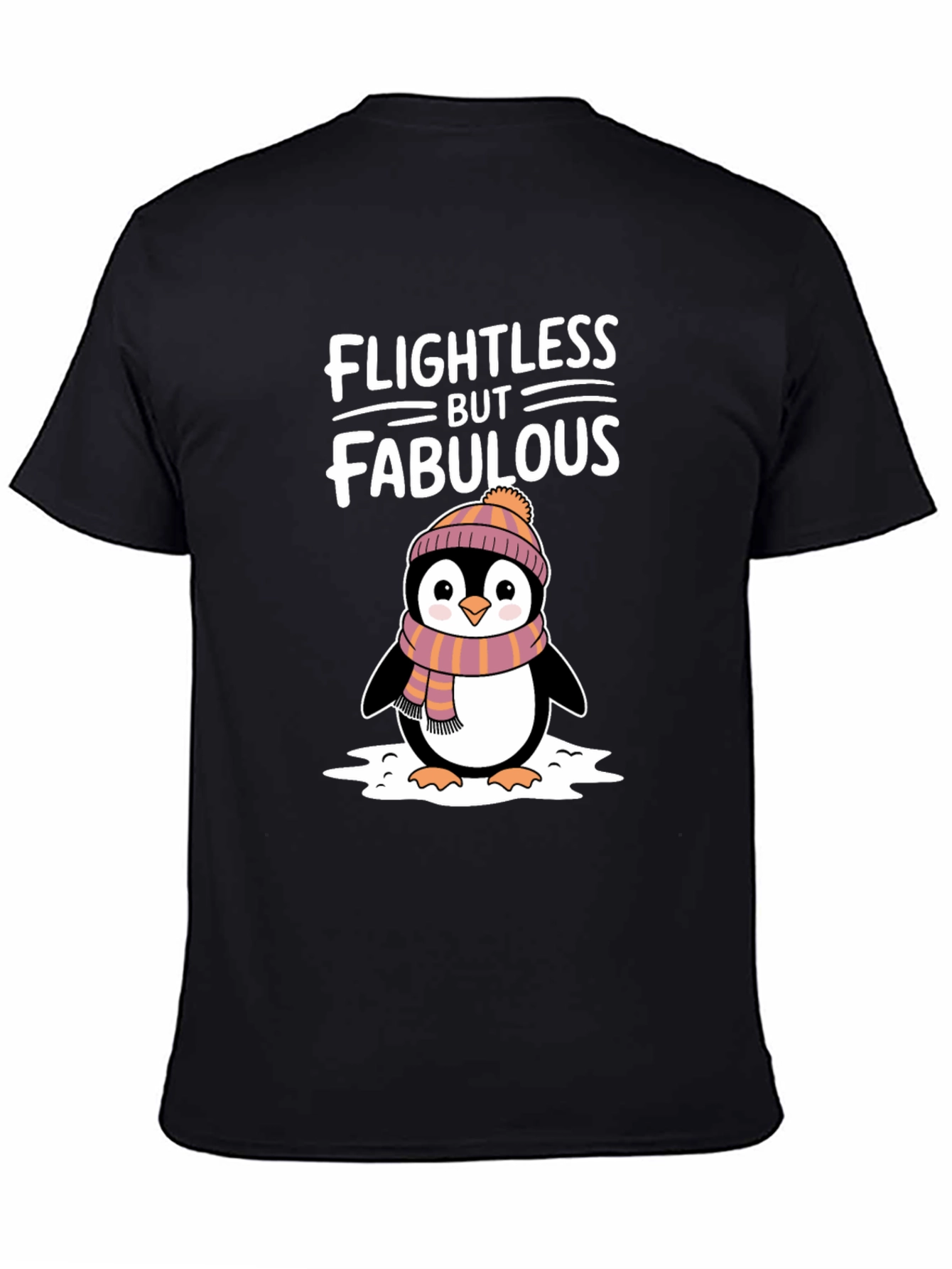 Flightless but Fabulous Penguin Graphic Tee