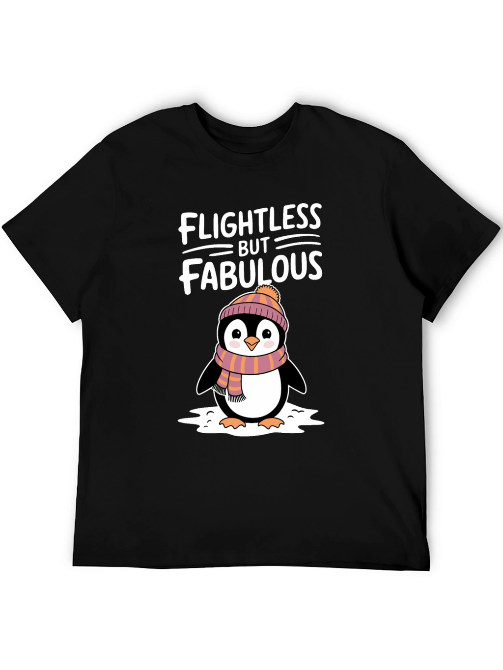 Flightless but Fabulous Penguin Graphic Tee