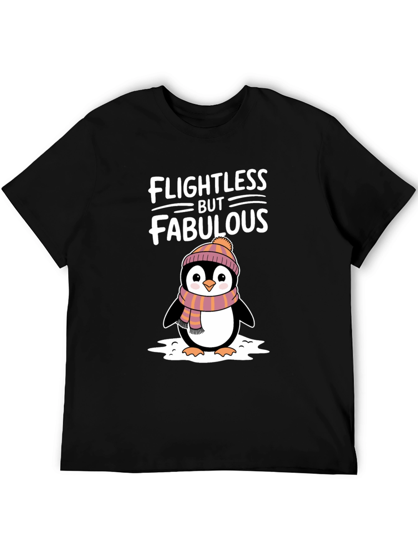 Flightless but Fabulous Penguin Graphic Tee