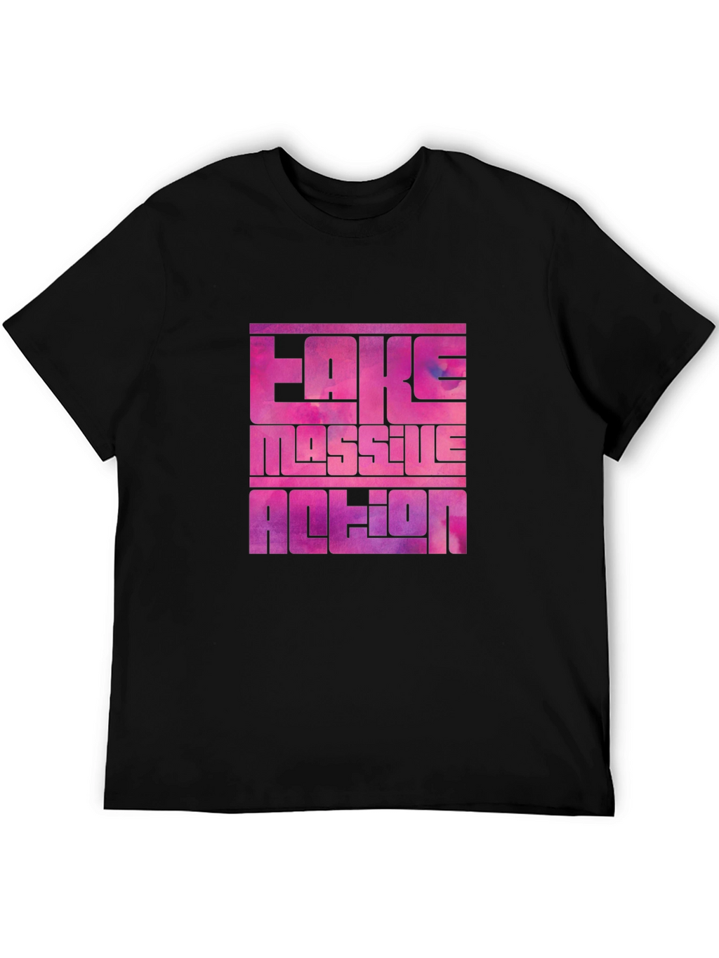 Bold Graphic Tee: Fake Massive Action