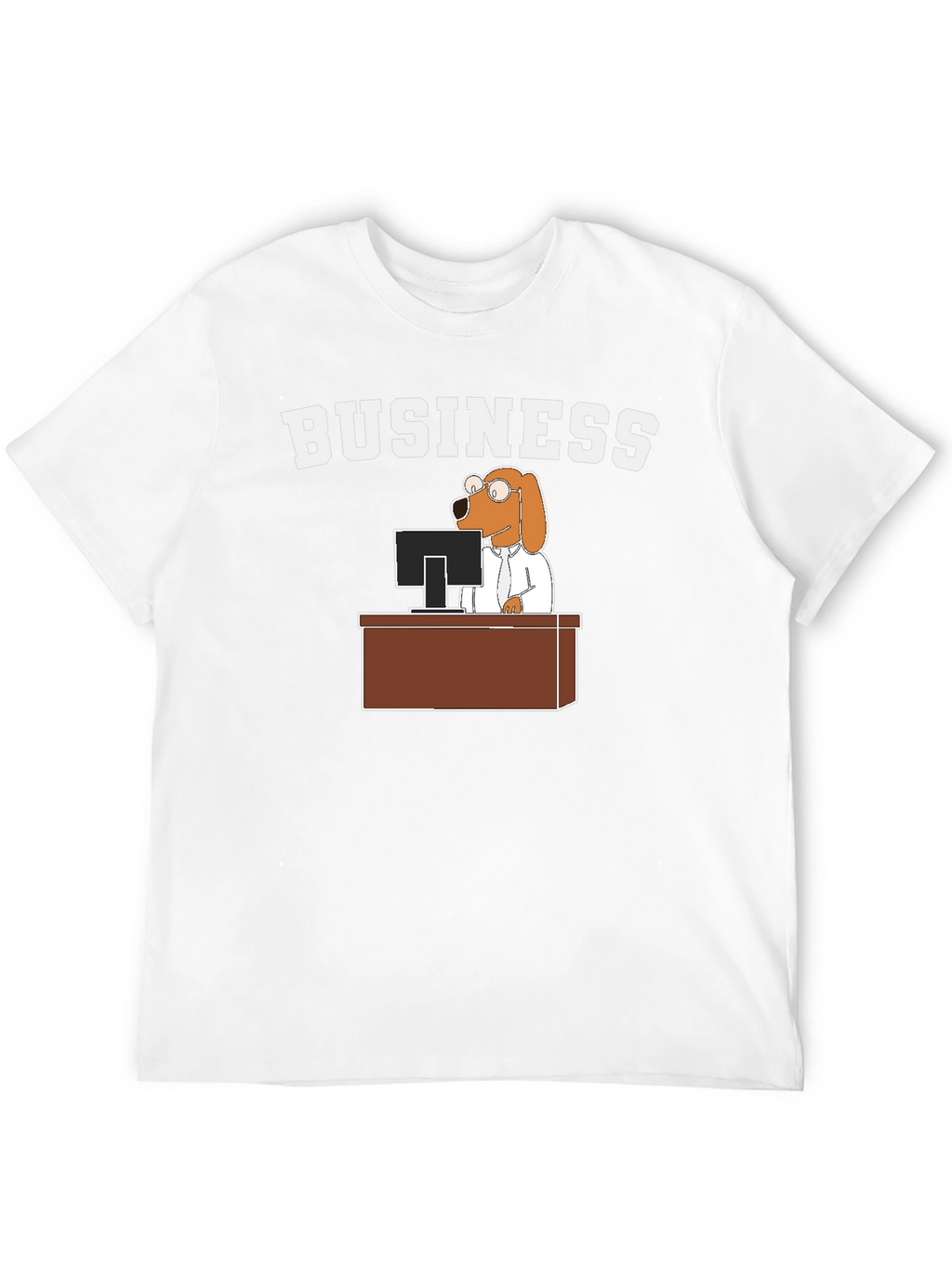 Business Dog T-Shirt - Funny Cartoon Tee