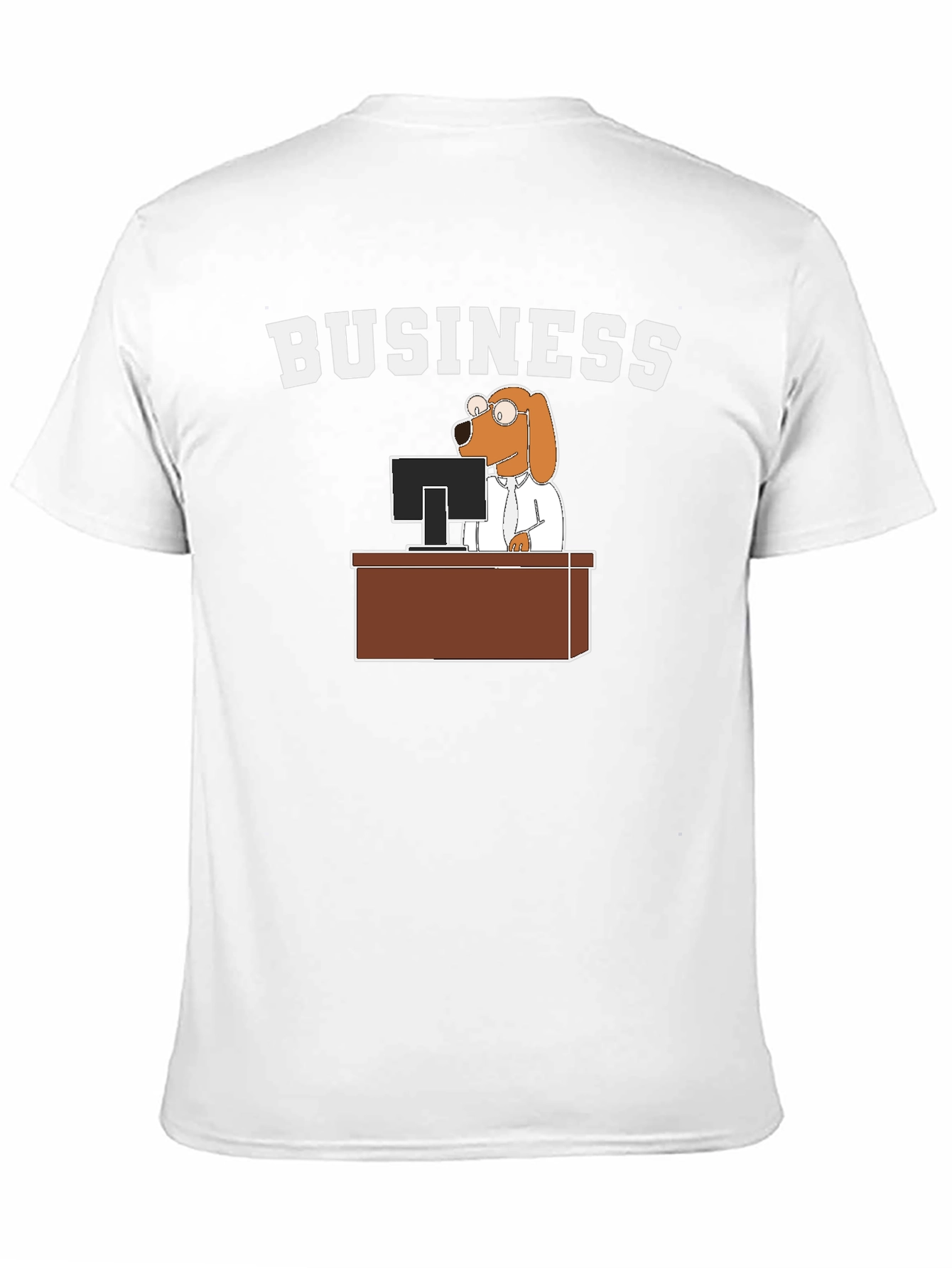 Business Dog T-Shirt - Funny Cartoon Tee