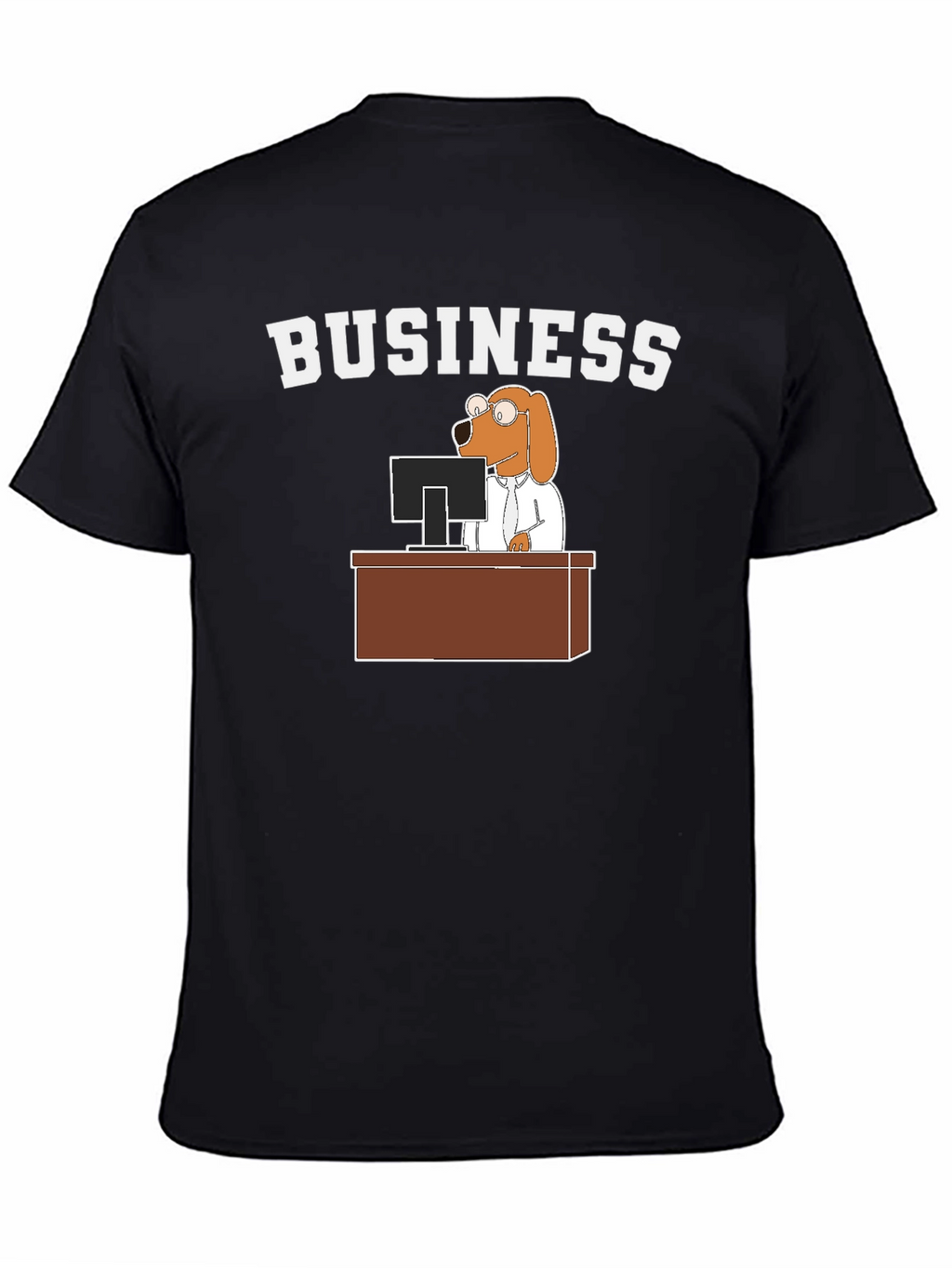 Business Dog T-Shirt - Funny Cartoon Tee