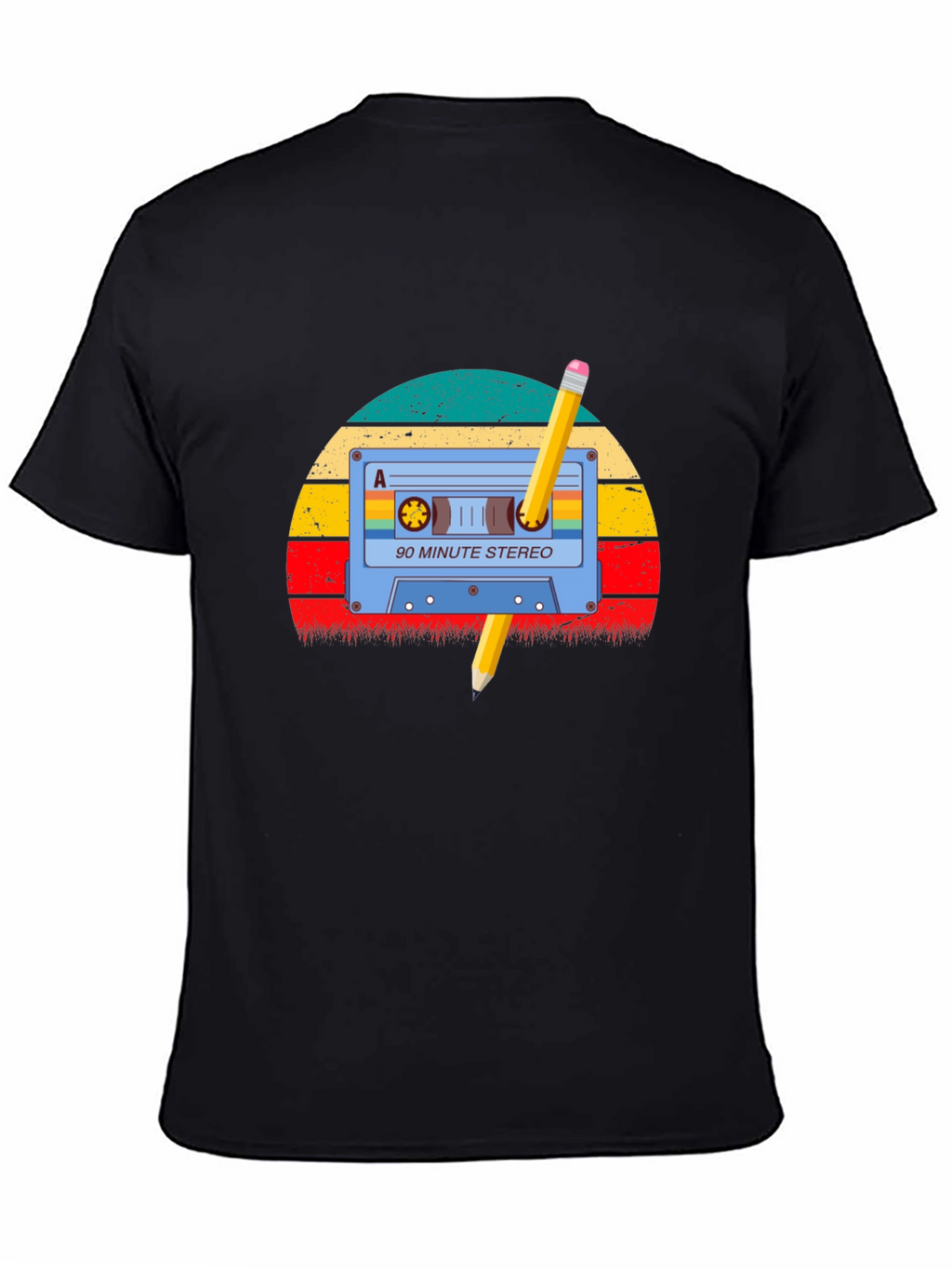 Retro Mixtape Pencil T-Shirt