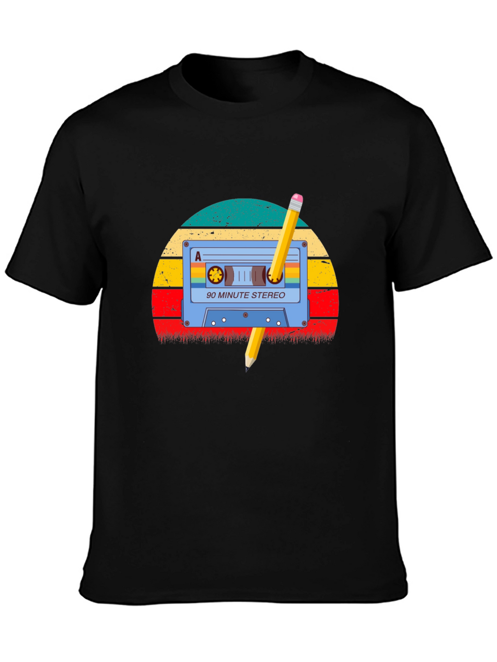 Retro Mixtape Pencil T-Shirt