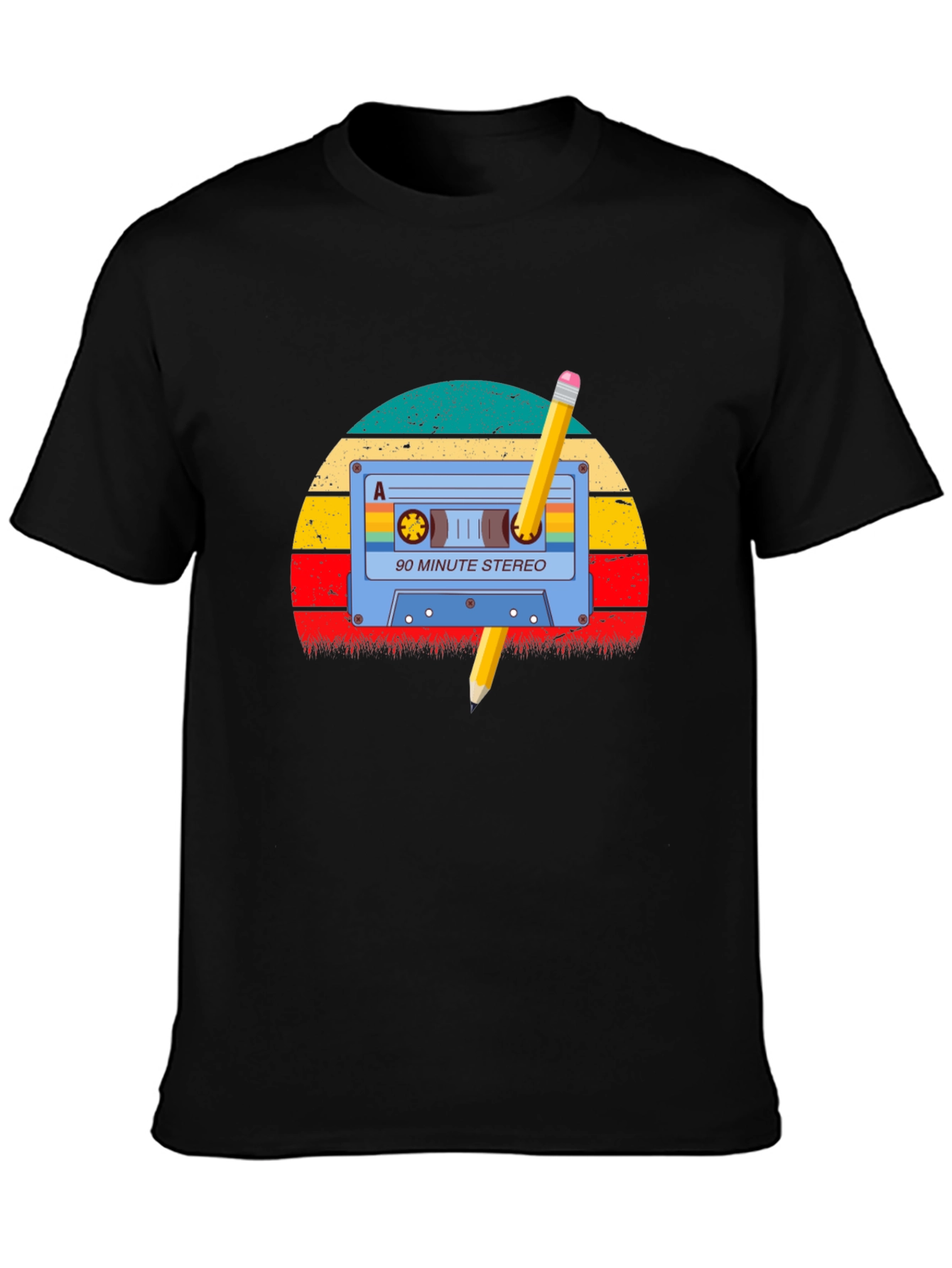 Retro Mixtape Pencil T-Shirt