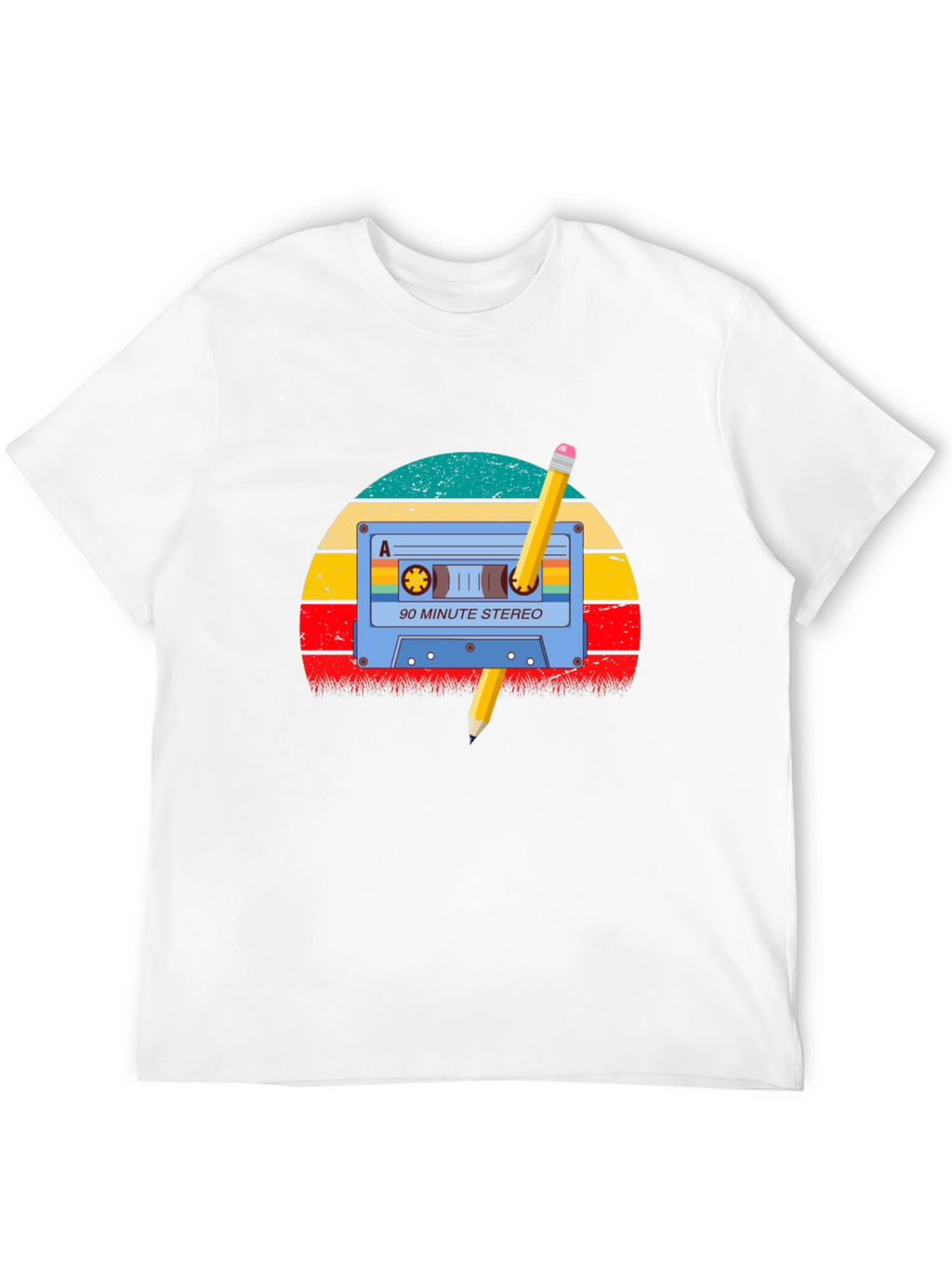 Retro Mixtape Pencil T-Shirt