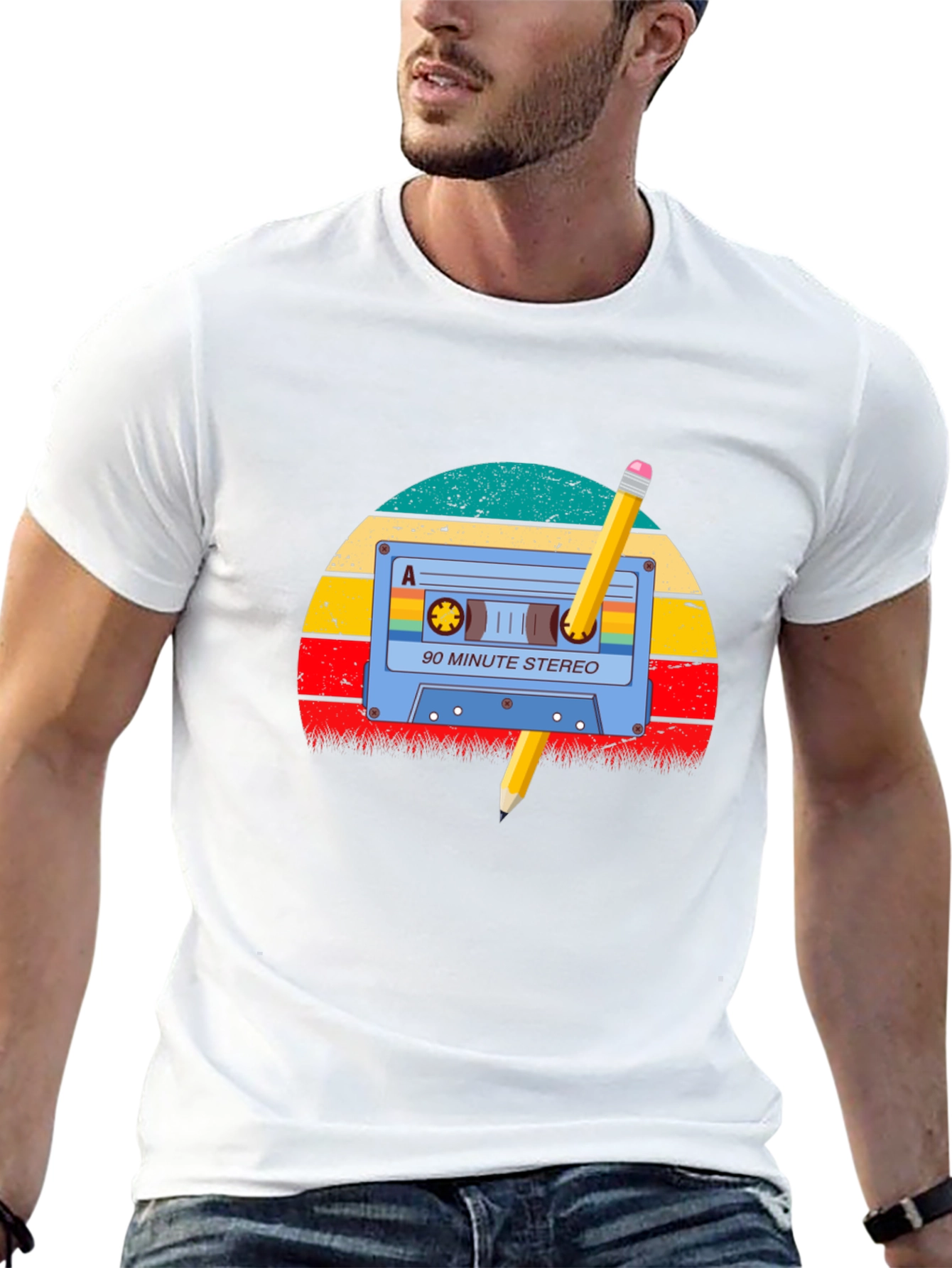 Retro Mixtape Pencil T-Shirt