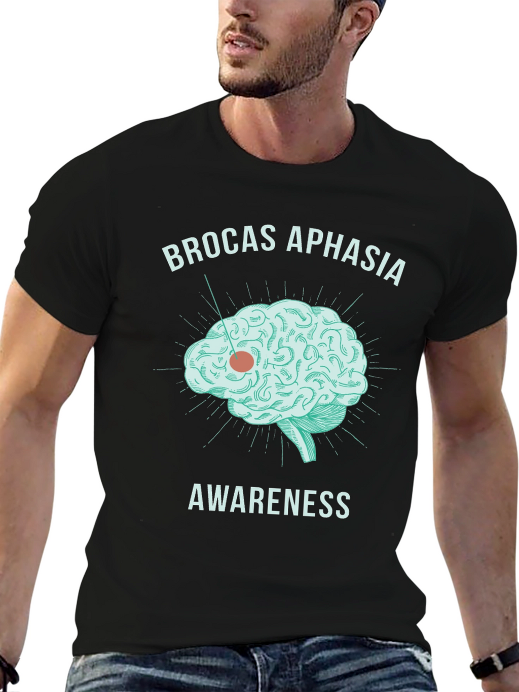 Brocas Aphasia Awareness Graphic Tee