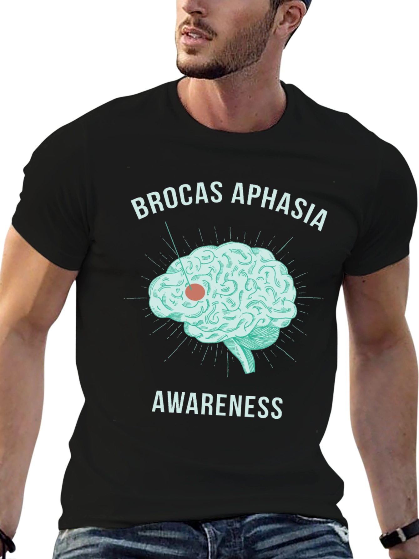 Brocas Aphasia Awareness Graphic Tee