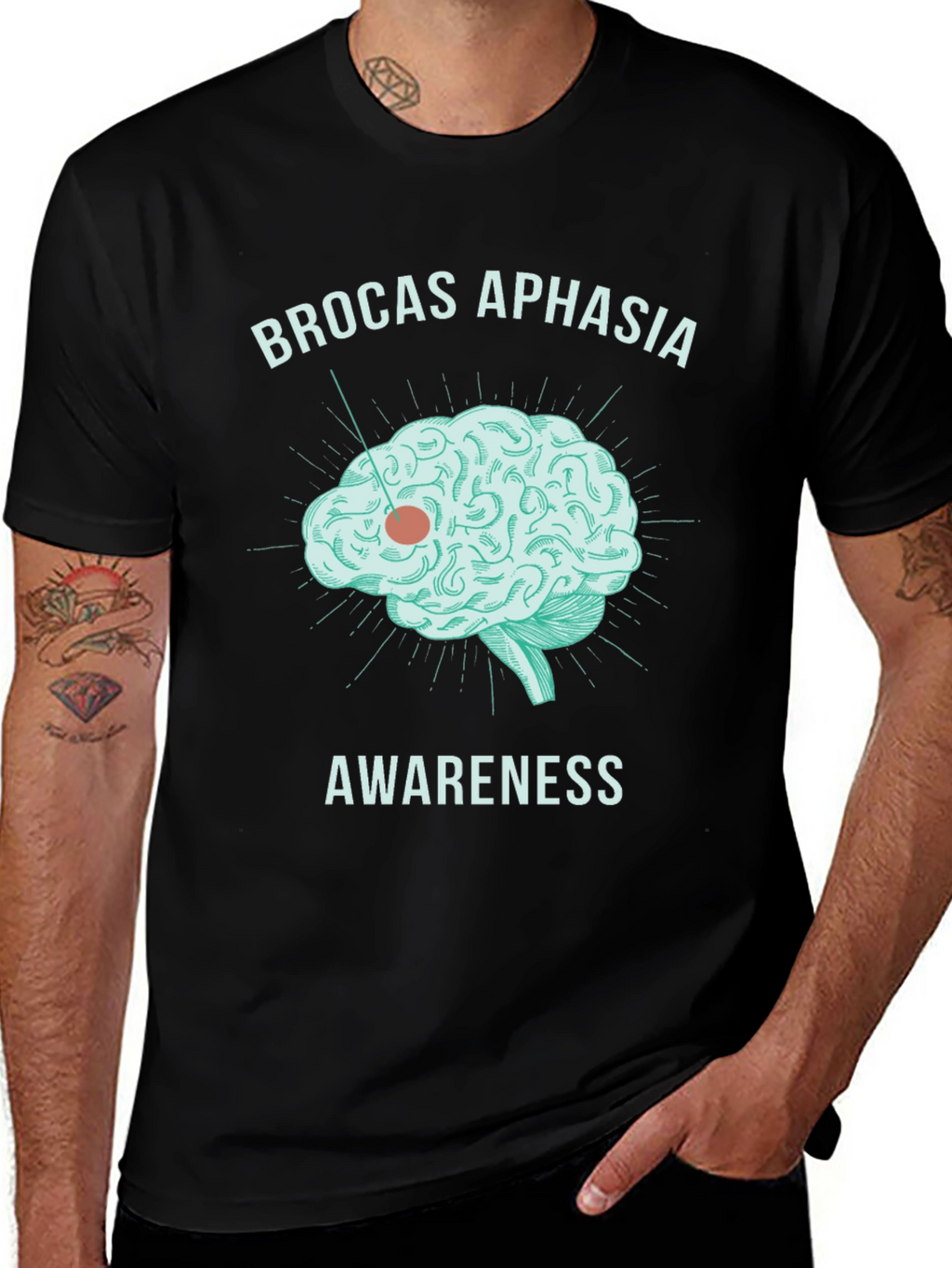 Brocas Aphasia Awareness Graphic Tee