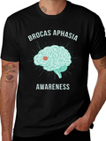 Brocas Aphasia Awareness Graphic Tee