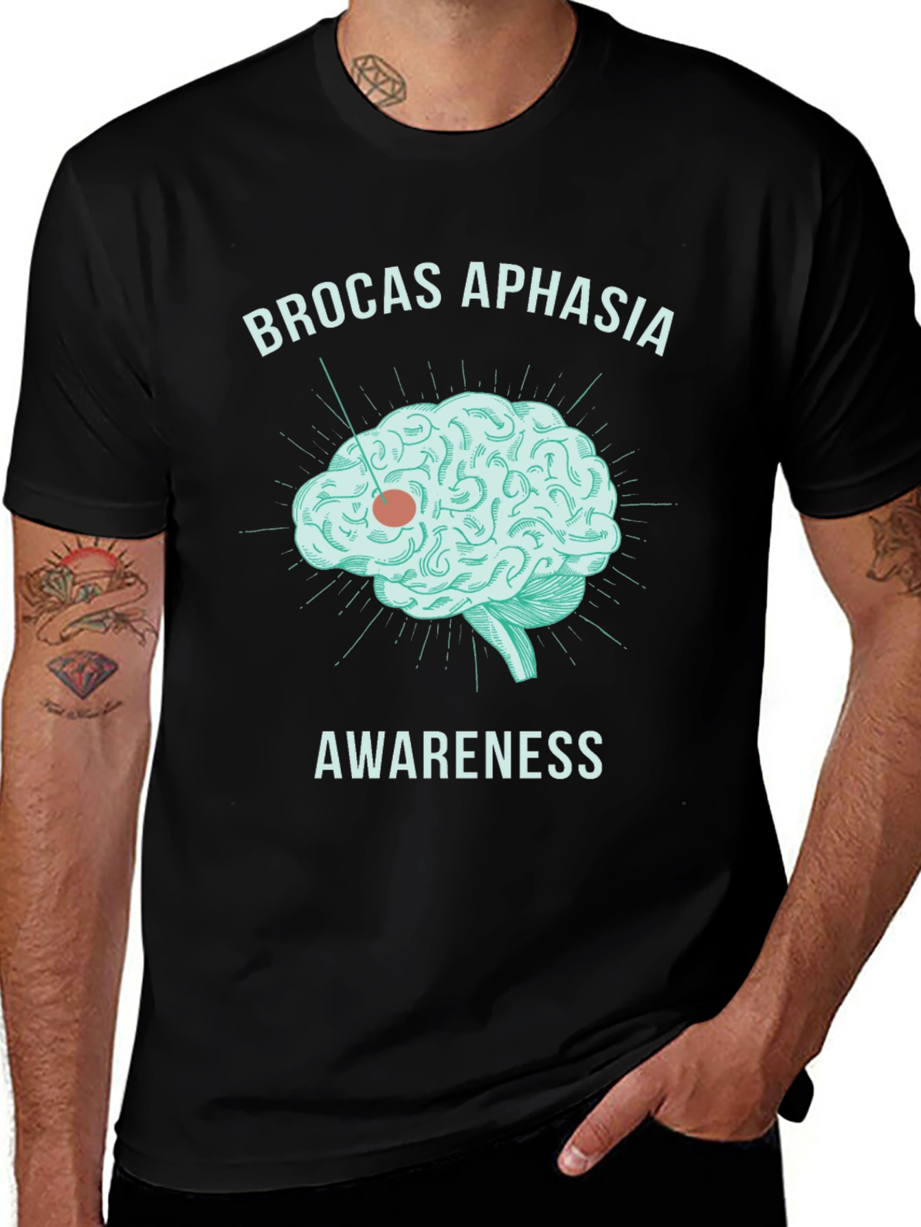 Brocas Aphasia Awareness Graphic Tee