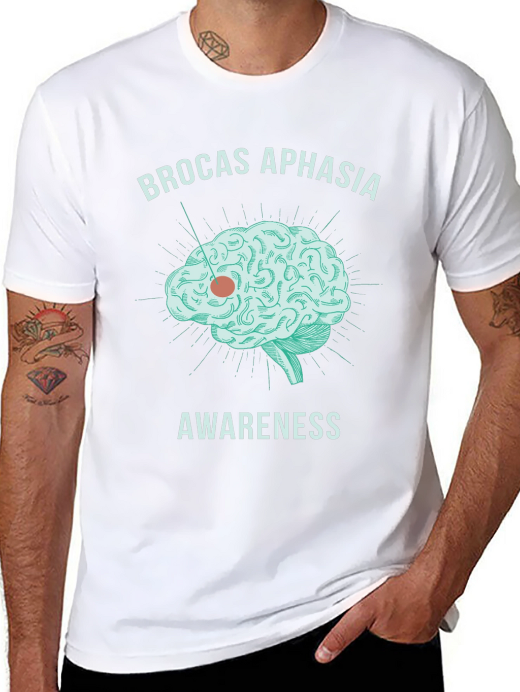 Brocas Aphasia Awareness Graphic Tee