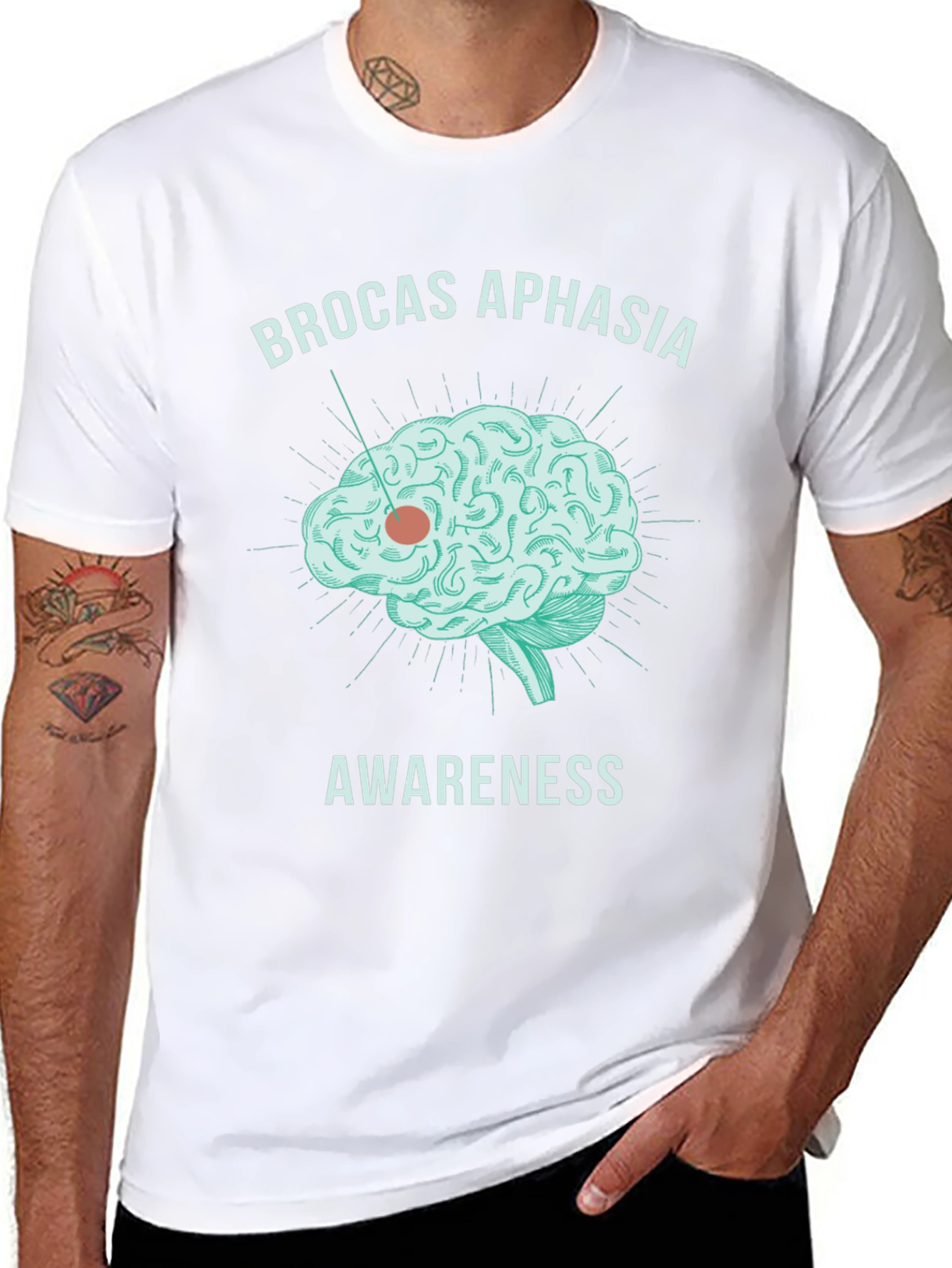 Brocas Aphasia Awareness Graphic Tee