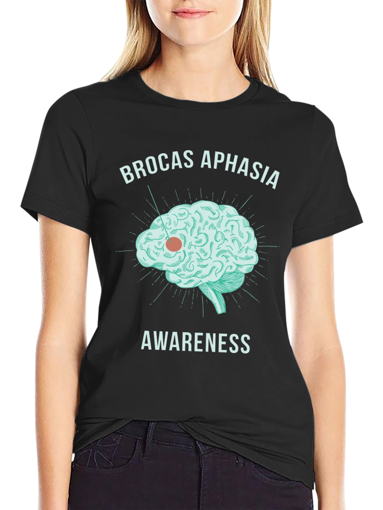 Brocas Aphasia Awareness Graphic Tee