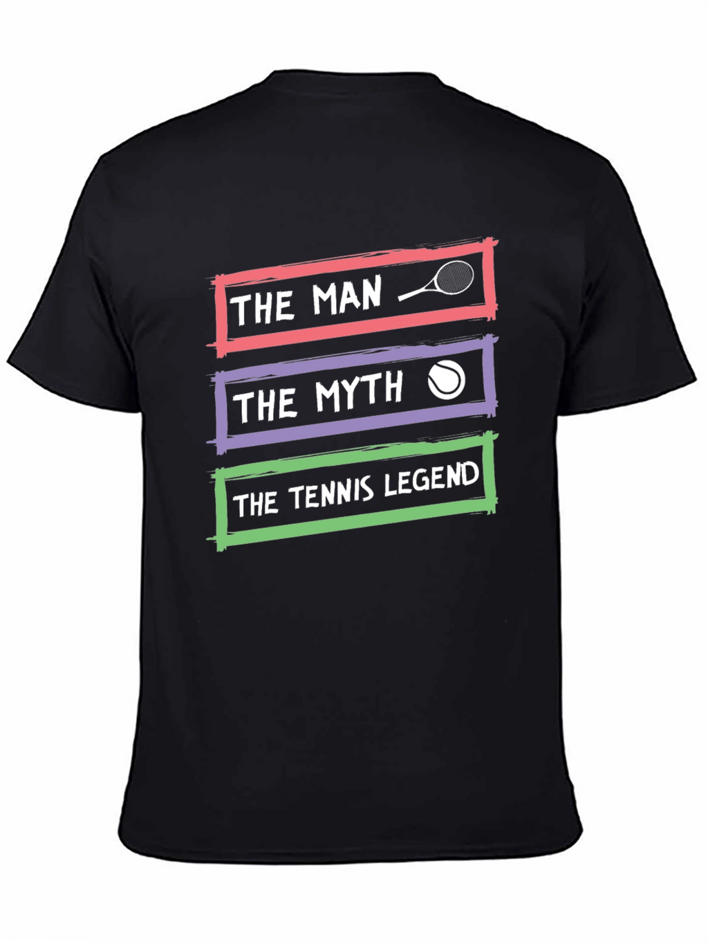 The Tennis Legend Graphic Tee - Man Myth Legend