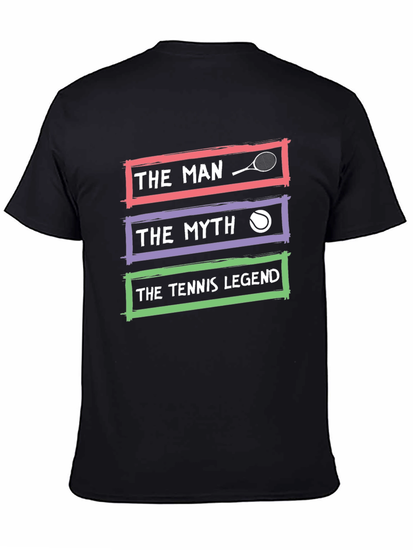 The Tennis Legend Graphic Tee - Man Myth Legend