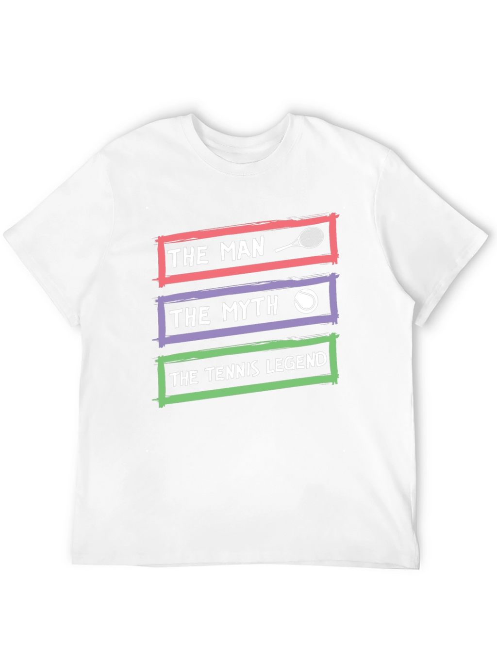 The Tennis Legend Graphic Tee - Man Myth Legend