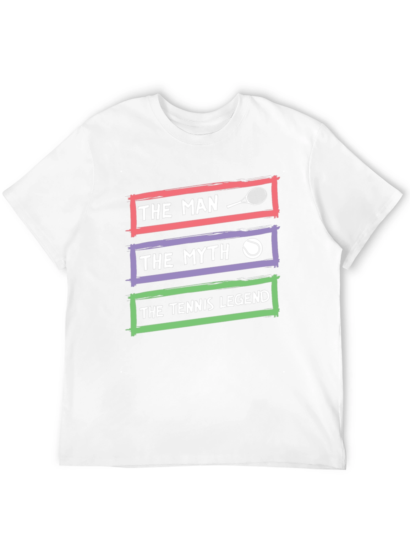 The Tennis Legend Graphic Tee - Man Myth Legend