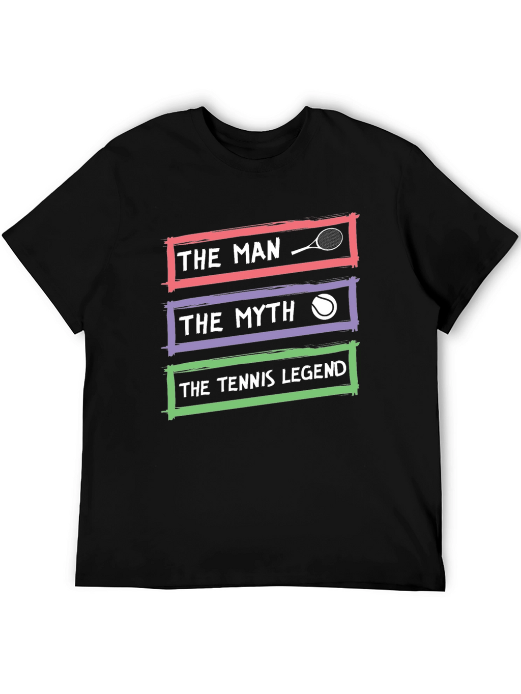 The Tennis Legend Graphic Tee - Man Myth Legend