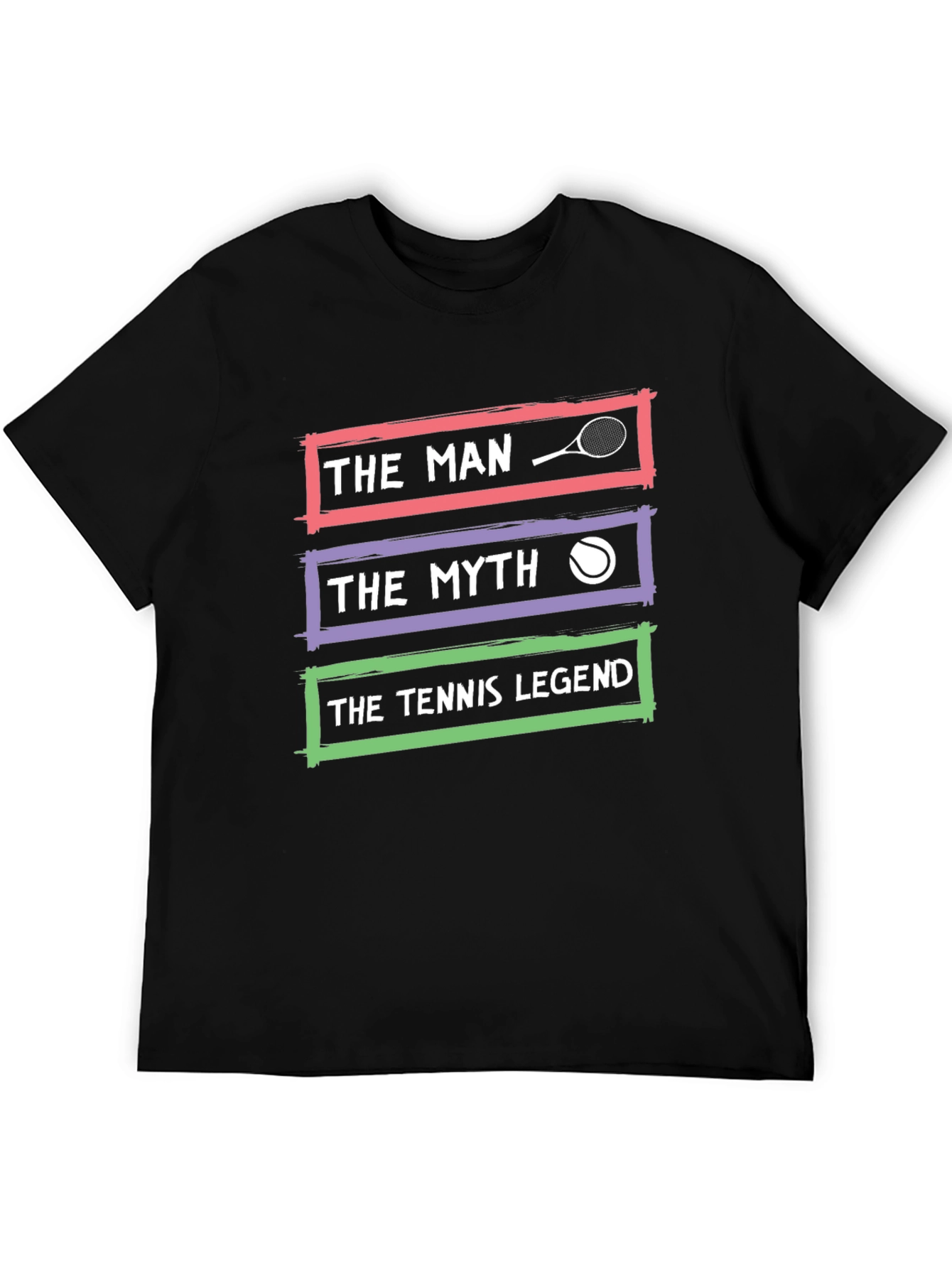 The Tennis Legend Graphic Tee - Man Myth Legend