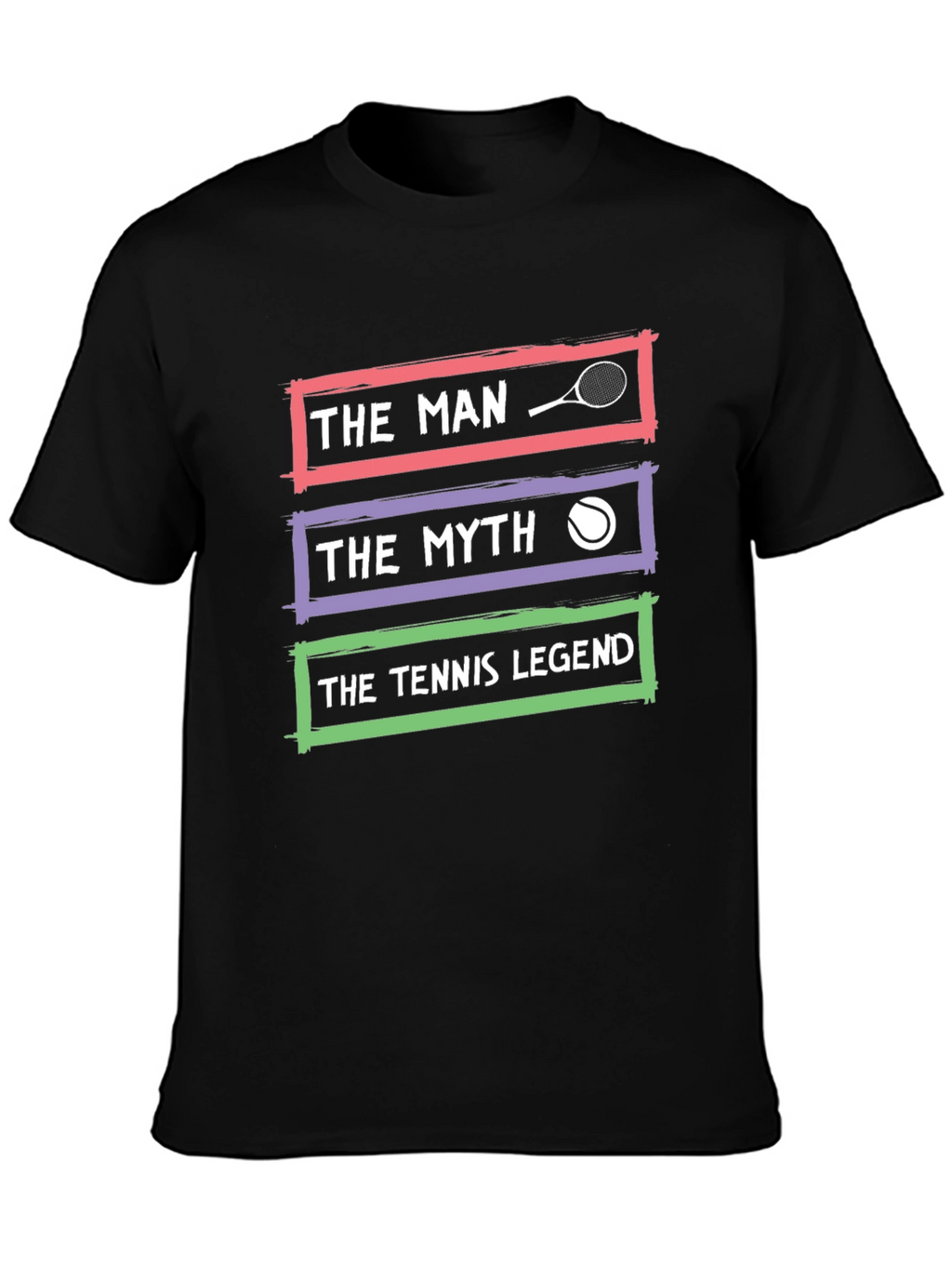 The Tennis Legend Graphic Tee - Man Myth Legend