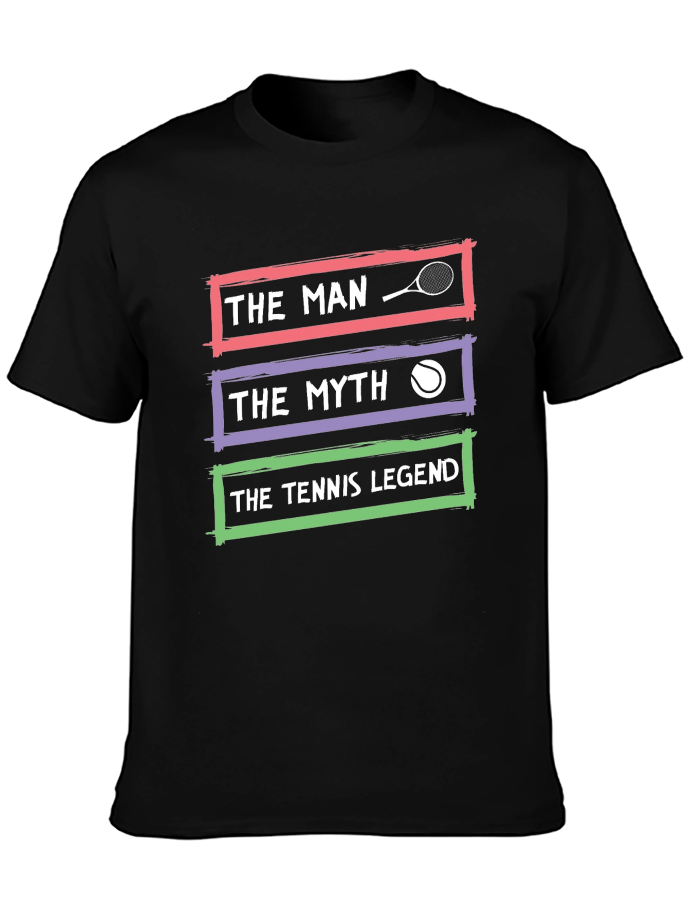 The Tennis Legend Graphic Tee - Man Myth Legend