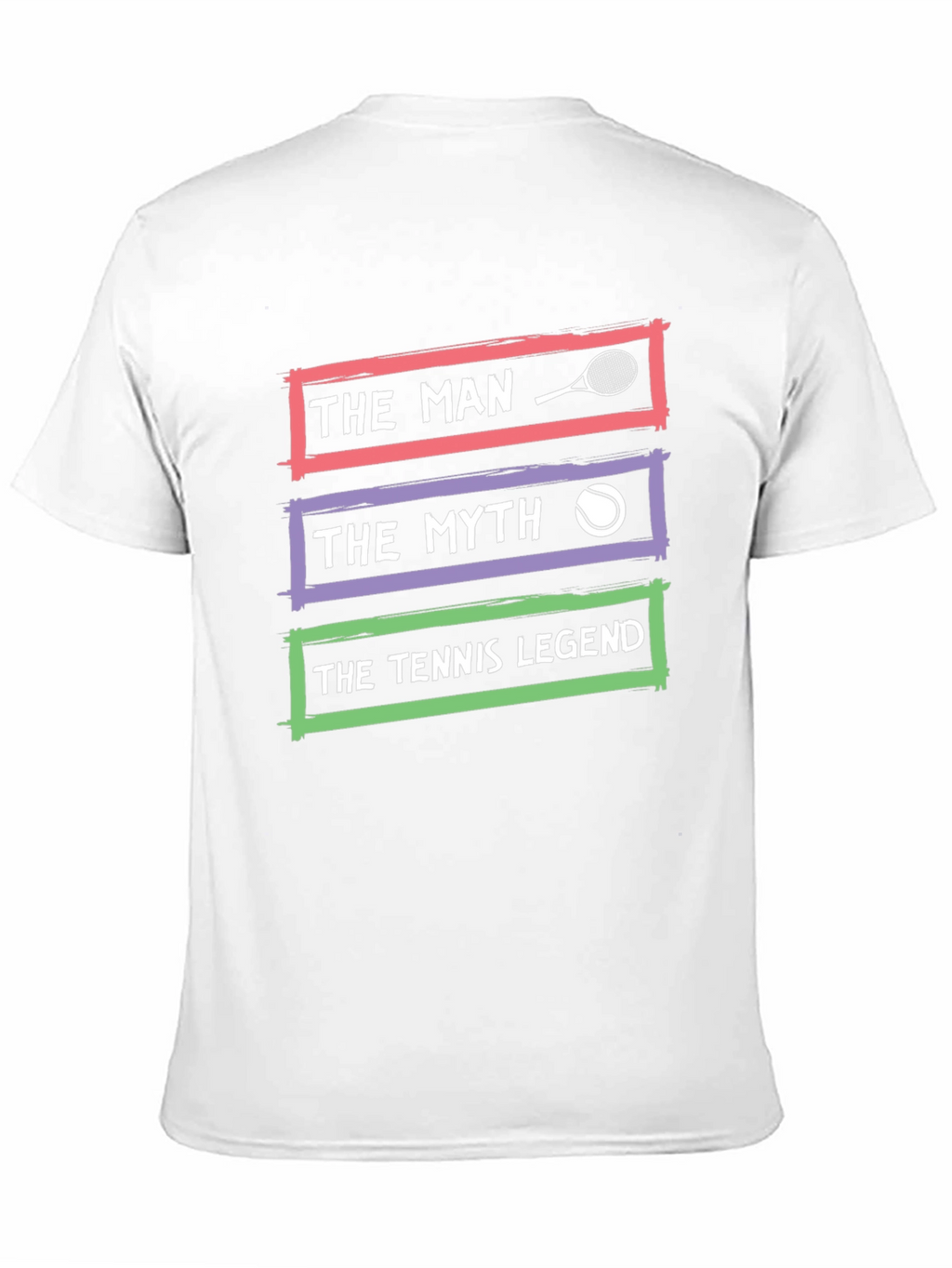 The Tennis Legend Graphic Tee - Man Myth Legend