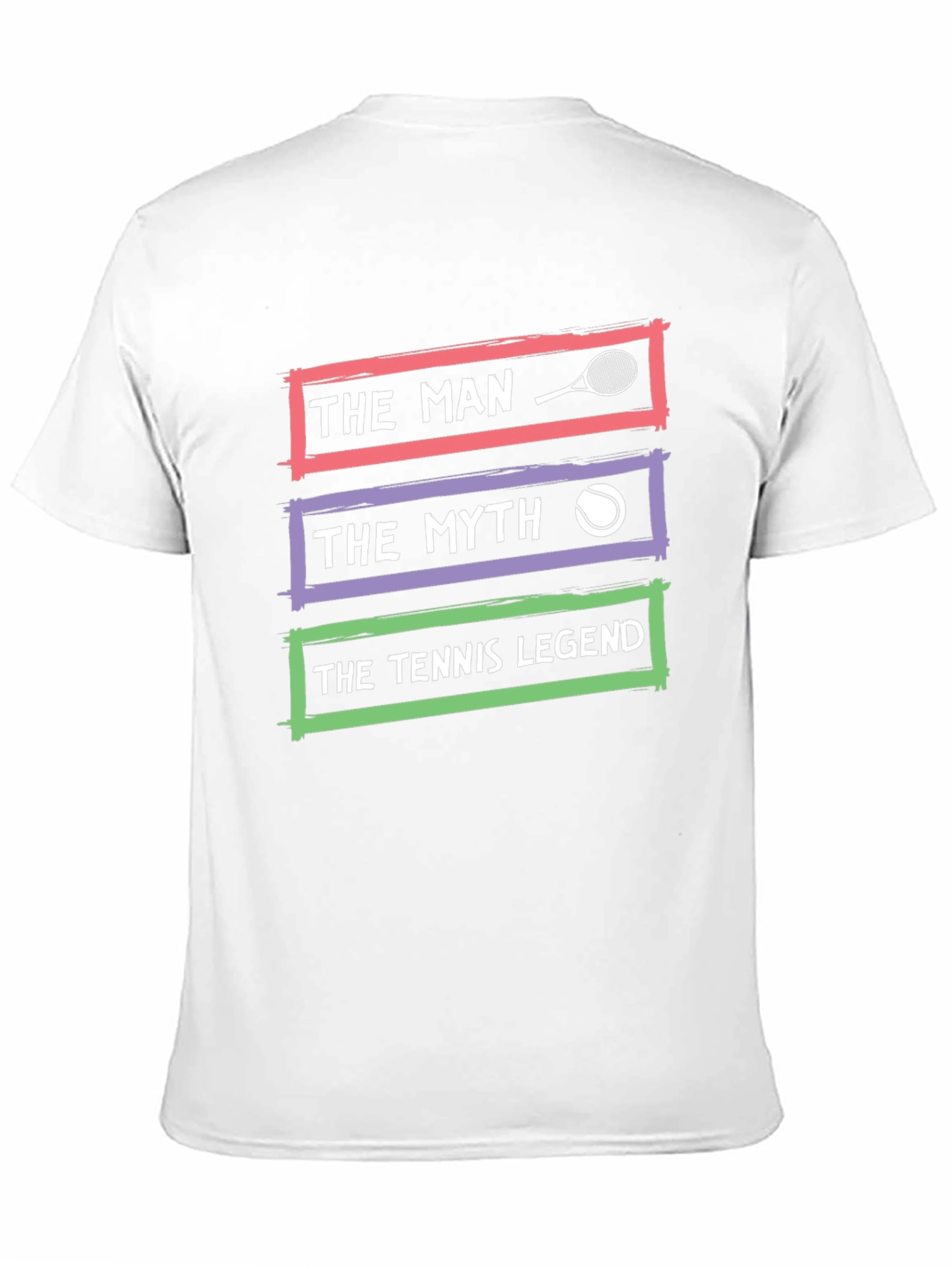 The Tennis Legend Graphic Tee - Man Myth Legend