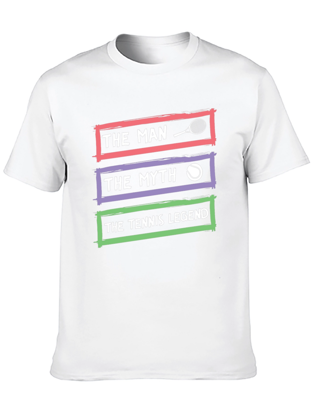 The Tennis Legend Graphic Tee - Man Myth Legend