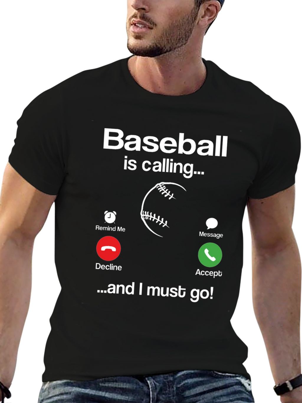 Baseball Calling T-Shirt - Funny Sports Tee