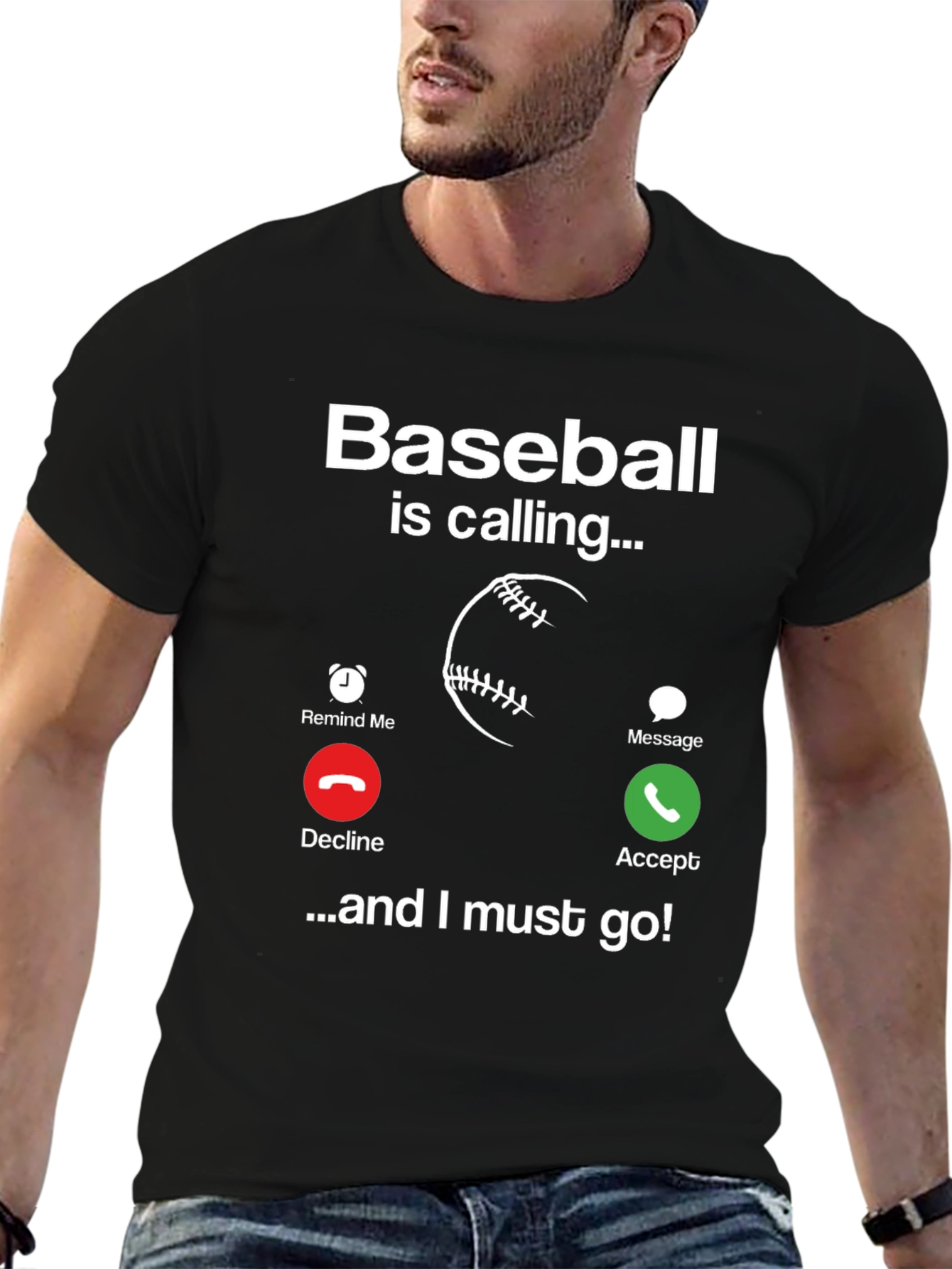 Baseball Calling T-Shirt - Funny Sports Tee
