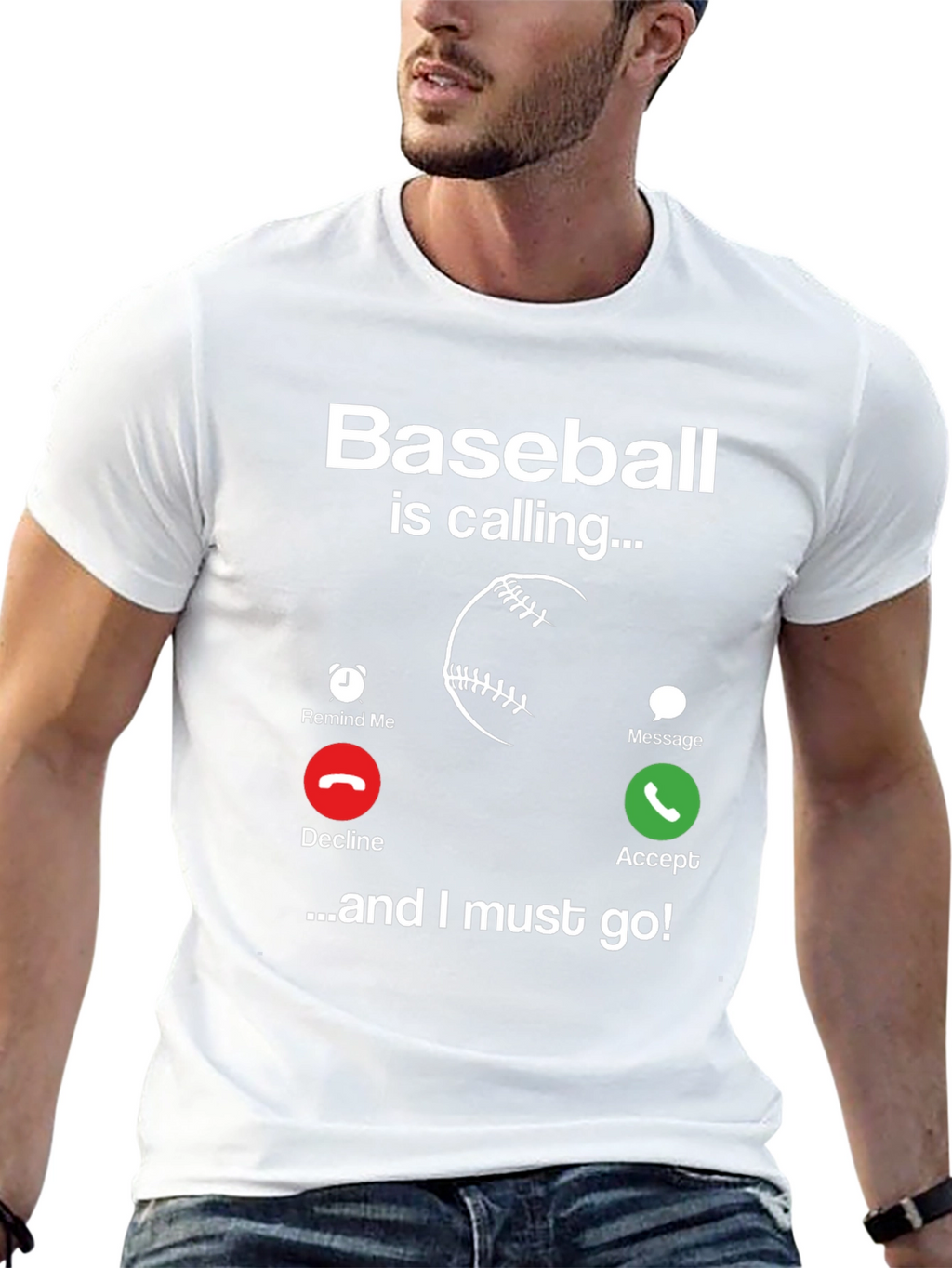 Baseball Calling T-Shirt - Funny Sports Tee